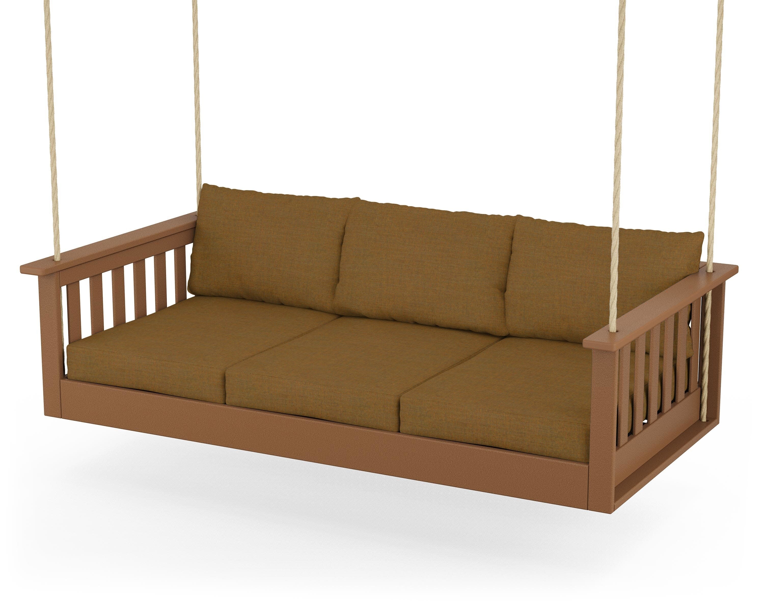 Vineyard Daybed Swing in Teak / Exhale Teak