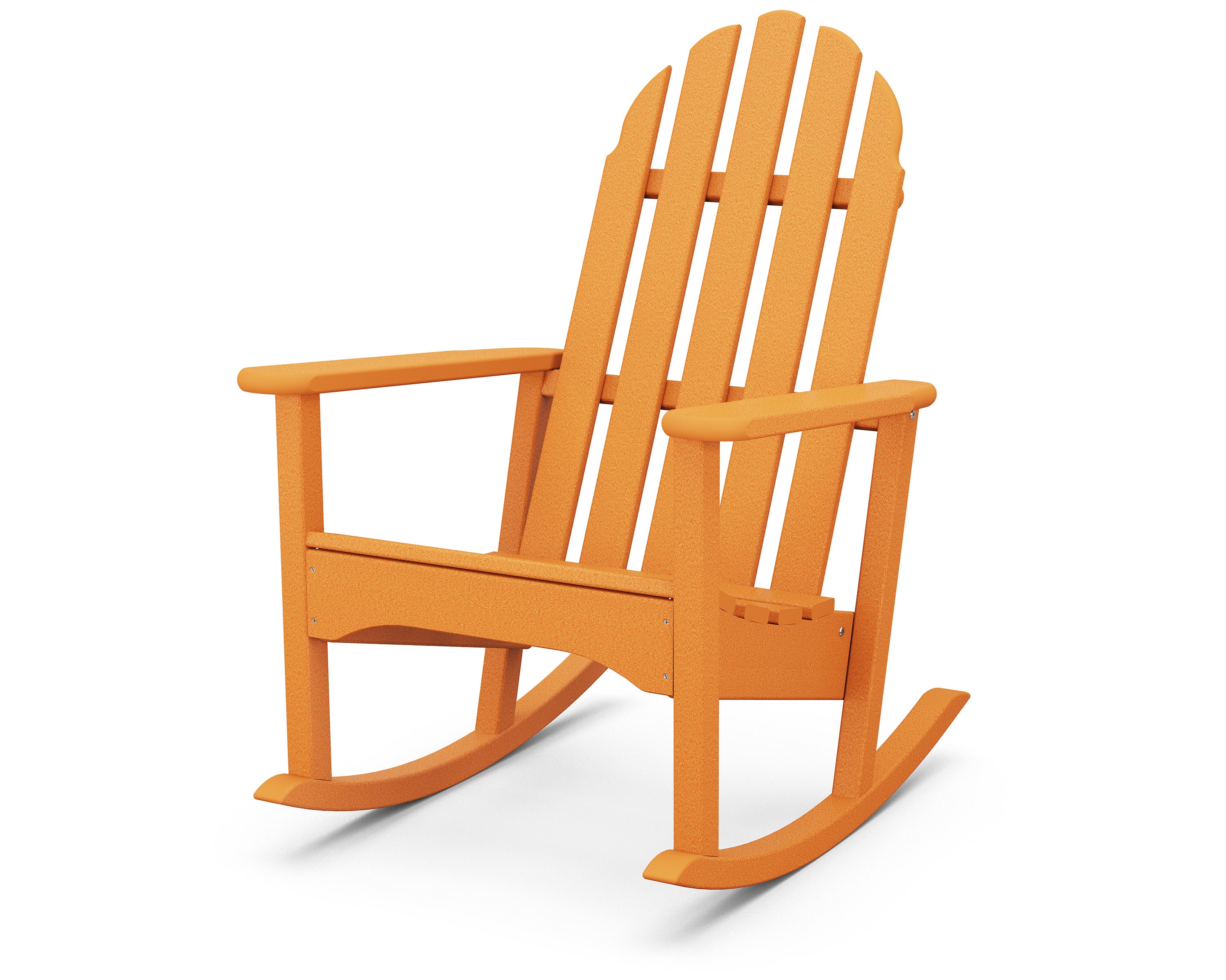 Classic Adirondack Rocking Chair in Tangerine