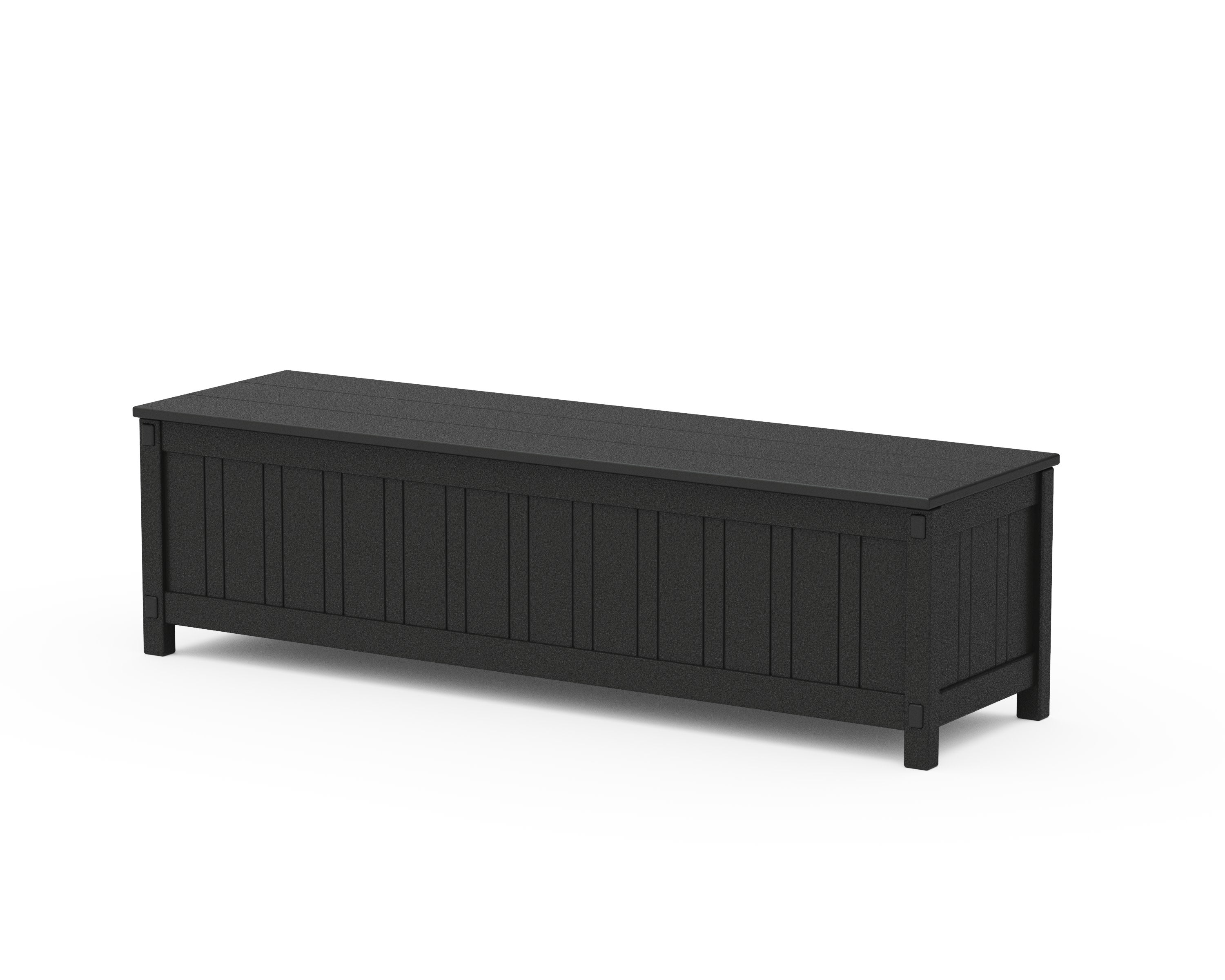 Acadia 60 Storage Bench in Black