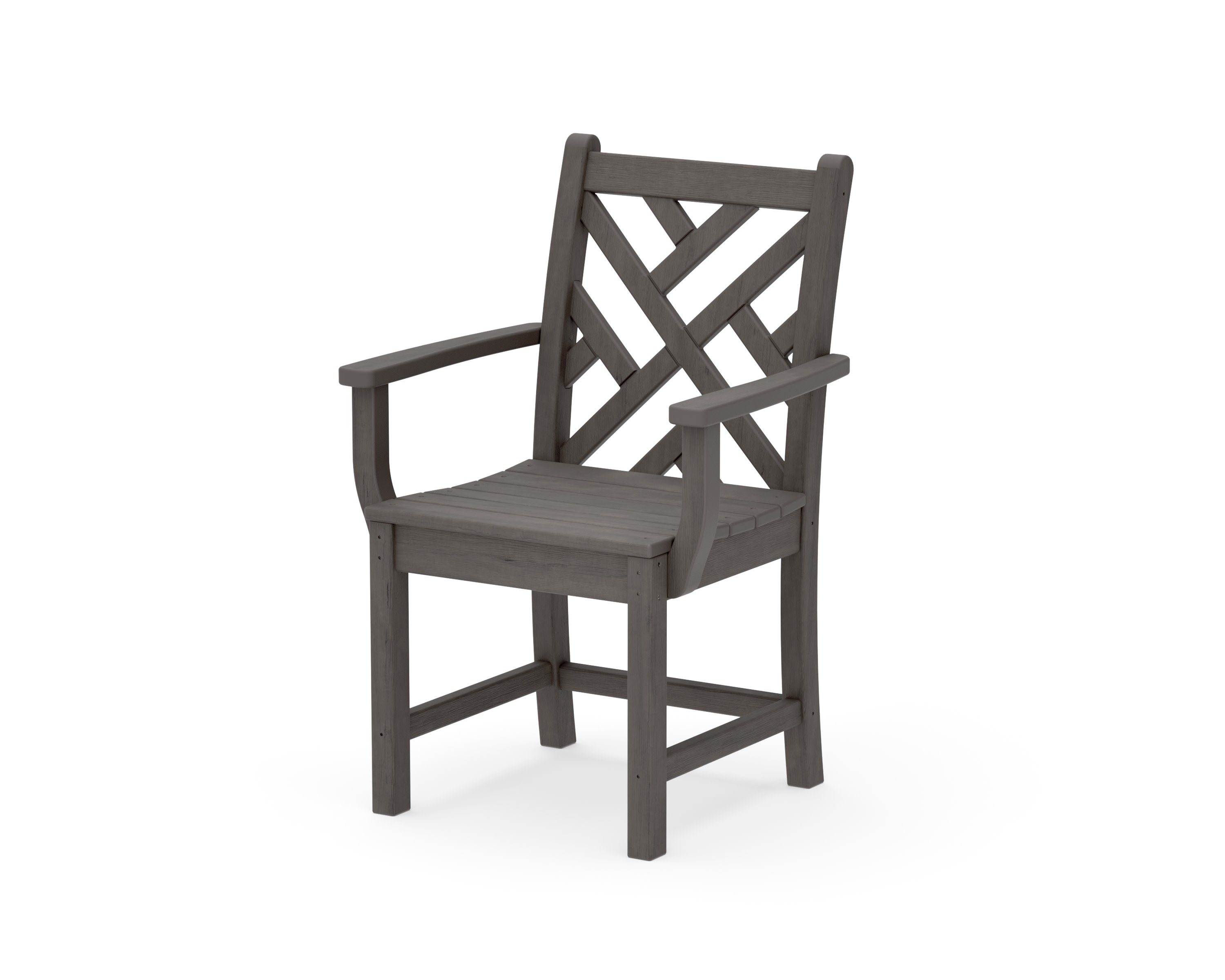 Chippendale Dining Arm Chair in Driftwood