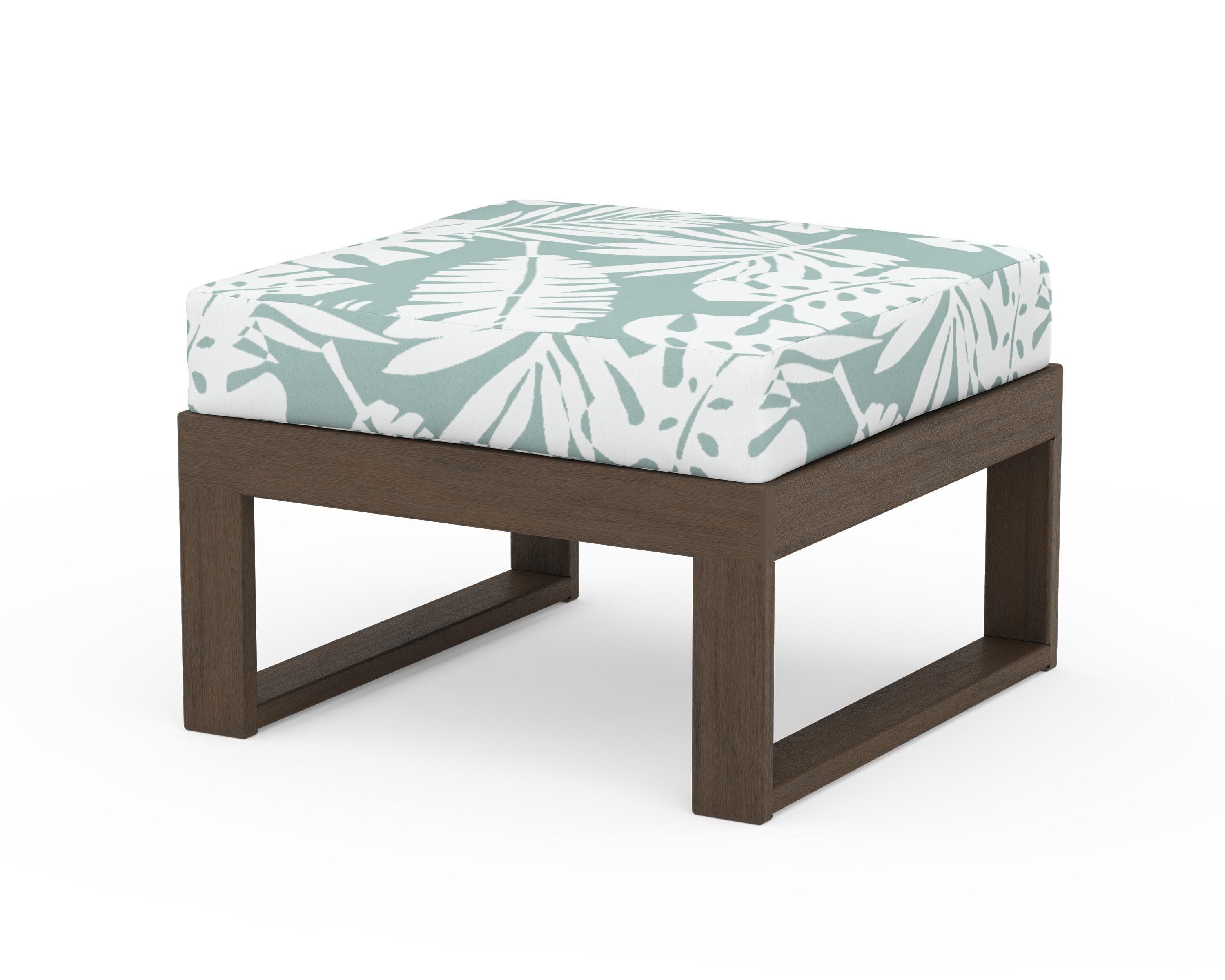 Modular Ottoman - Modern in Kona / Leaf Glacier Spa
