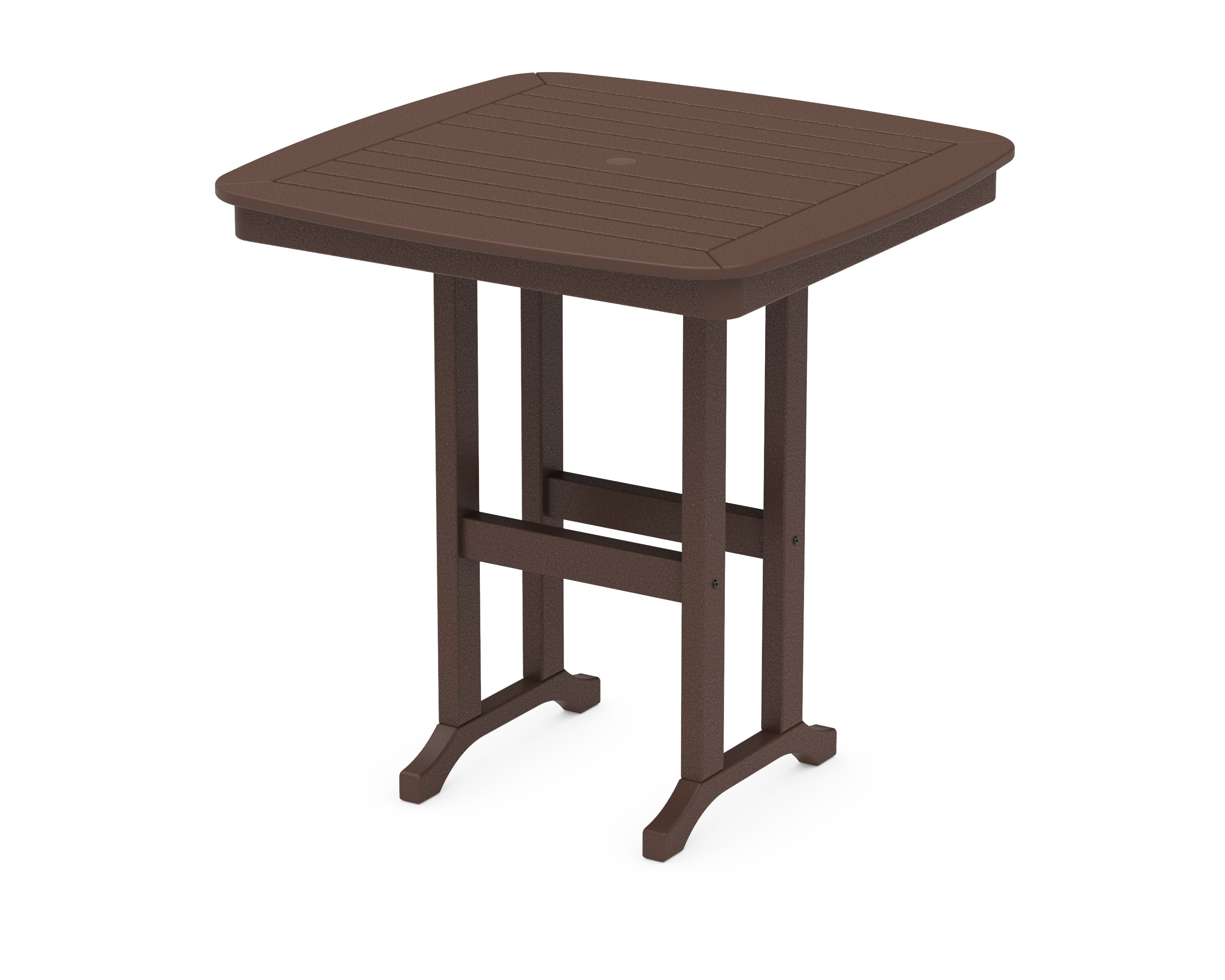 Nautical 37" Counter Table in Mahogany