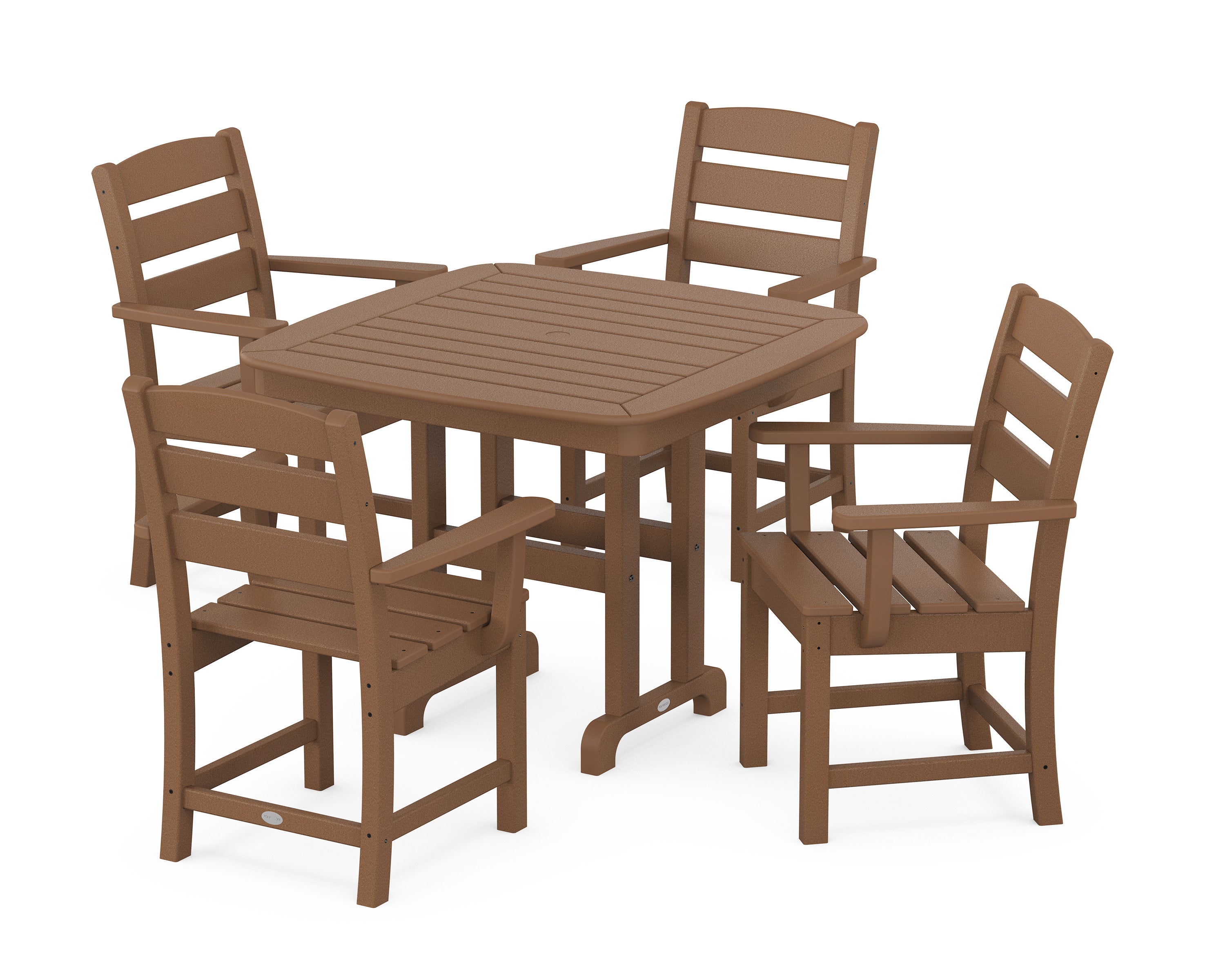 Lakeside 5-Piece Dining Set in Teak