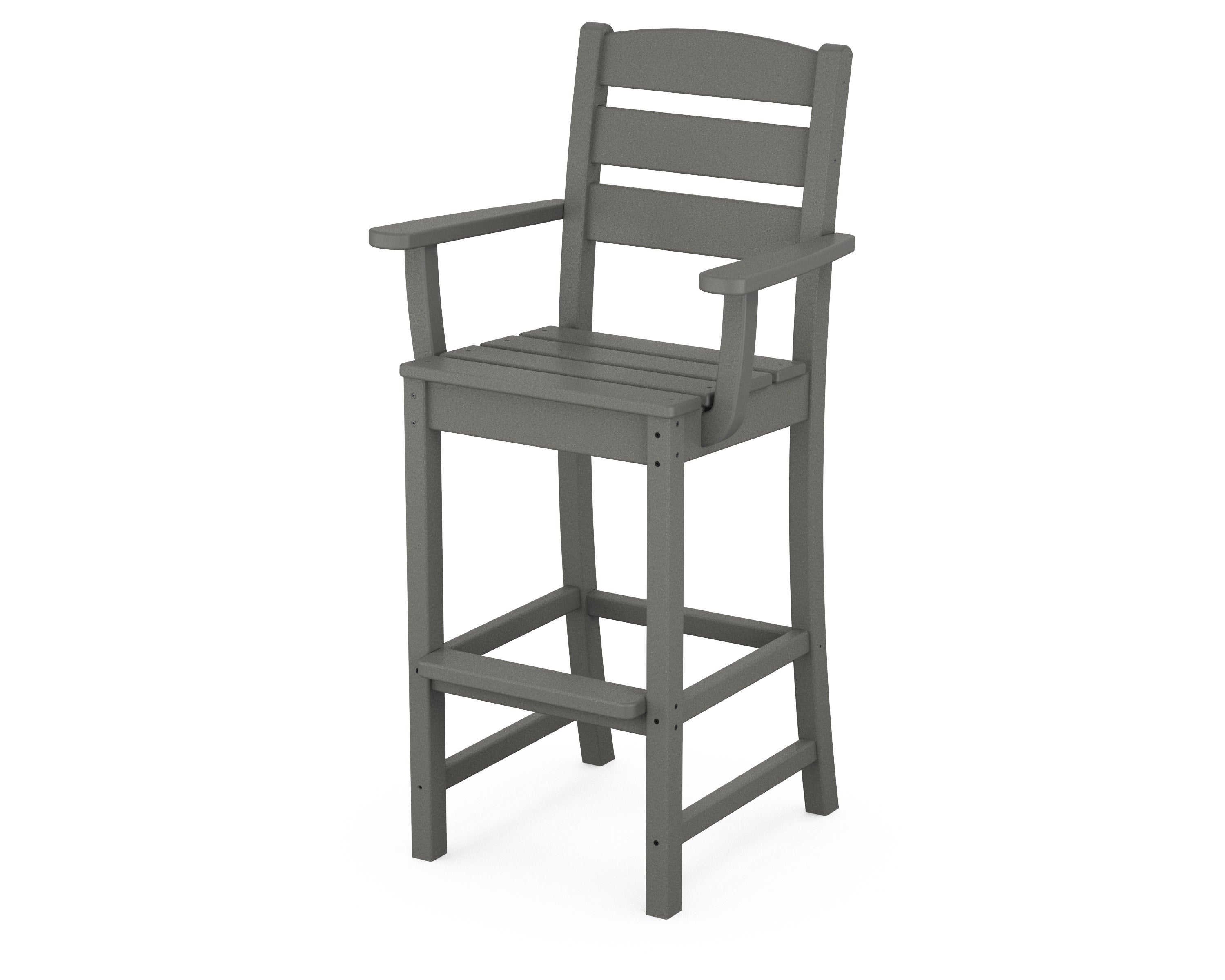Lakeside Bar Arm Chair in Slate Grey