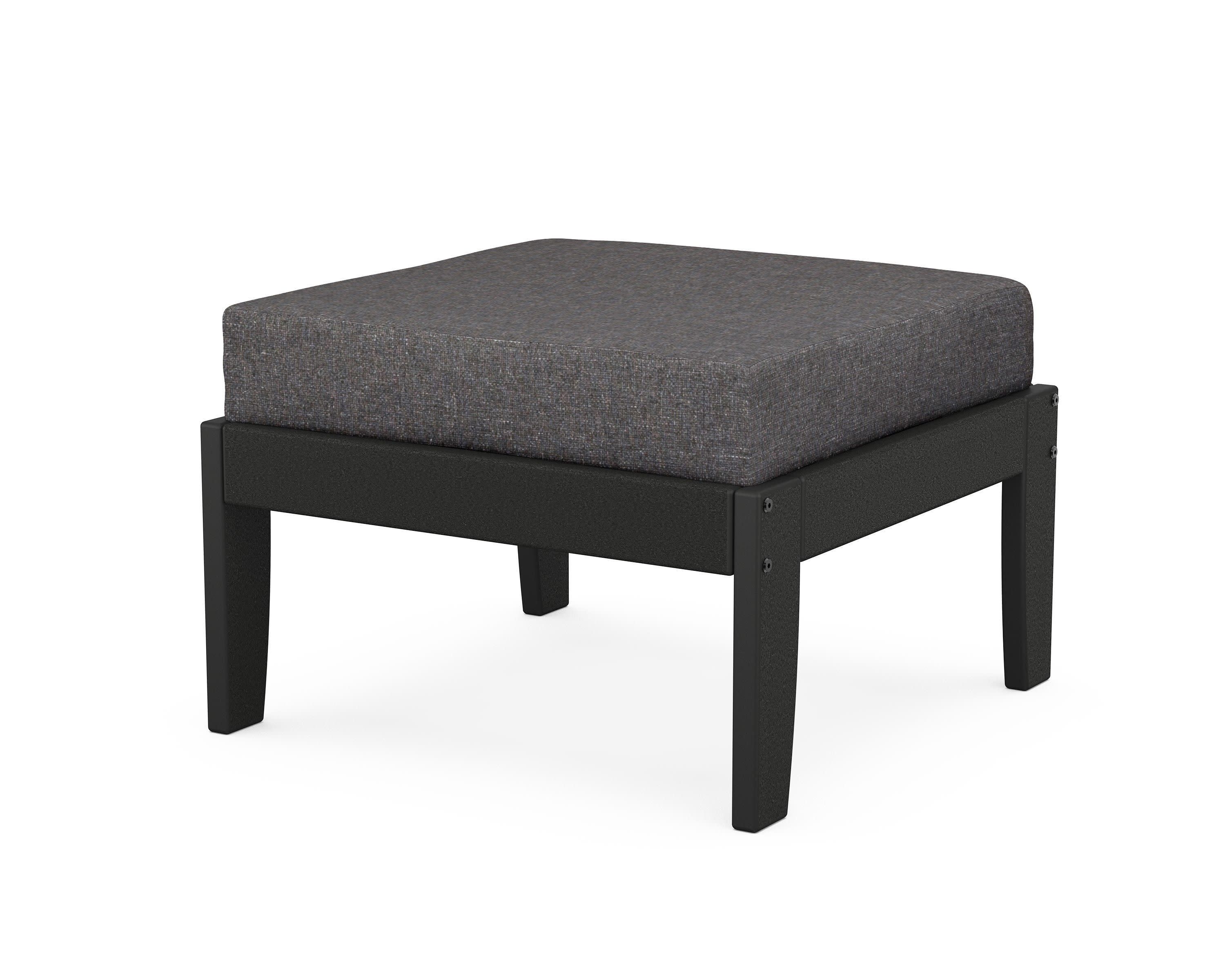 Modular Ottoman - Classic in Black / Ash Charcoal