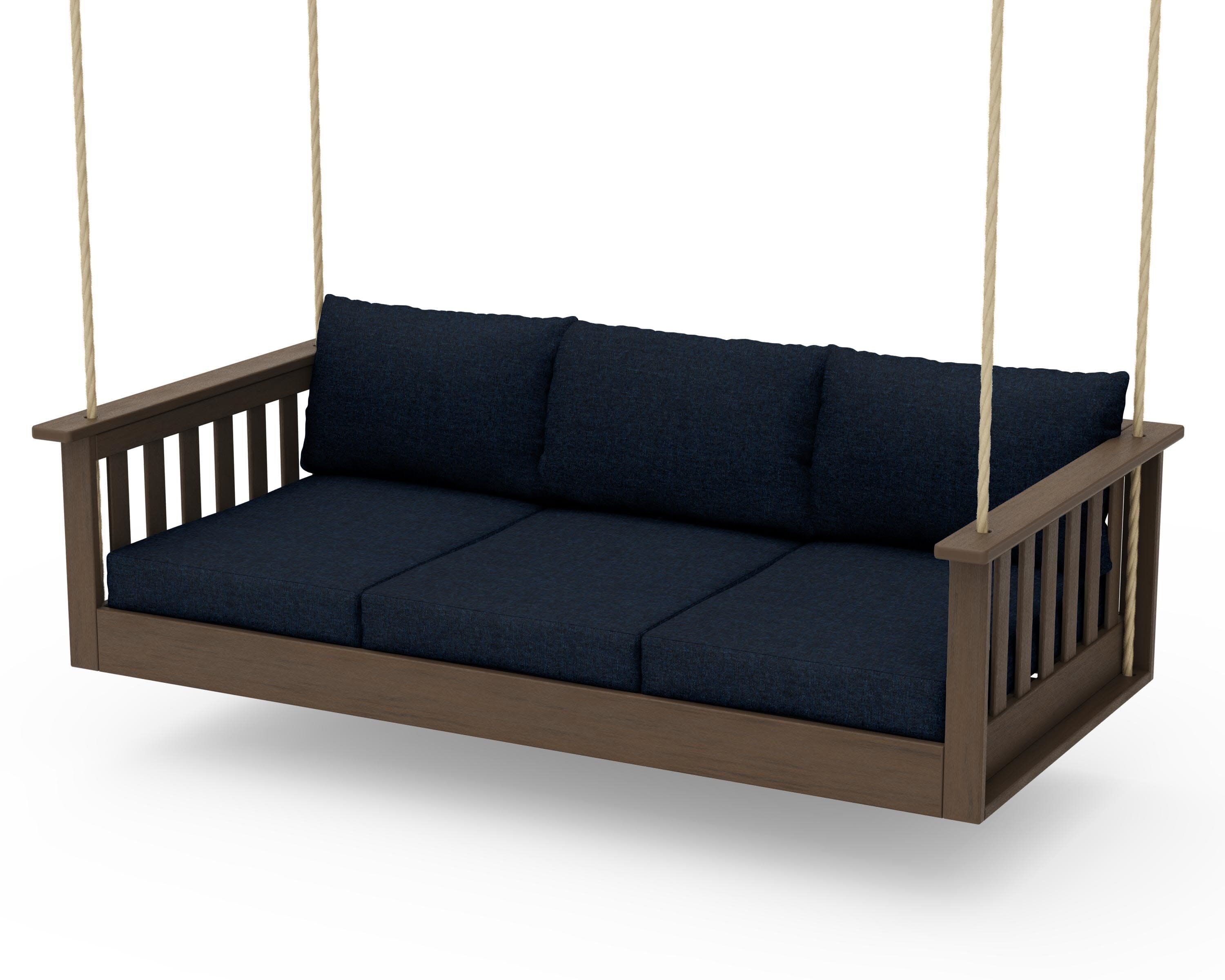 Vineyard Daybed Swing in Kona / Marine Indigo