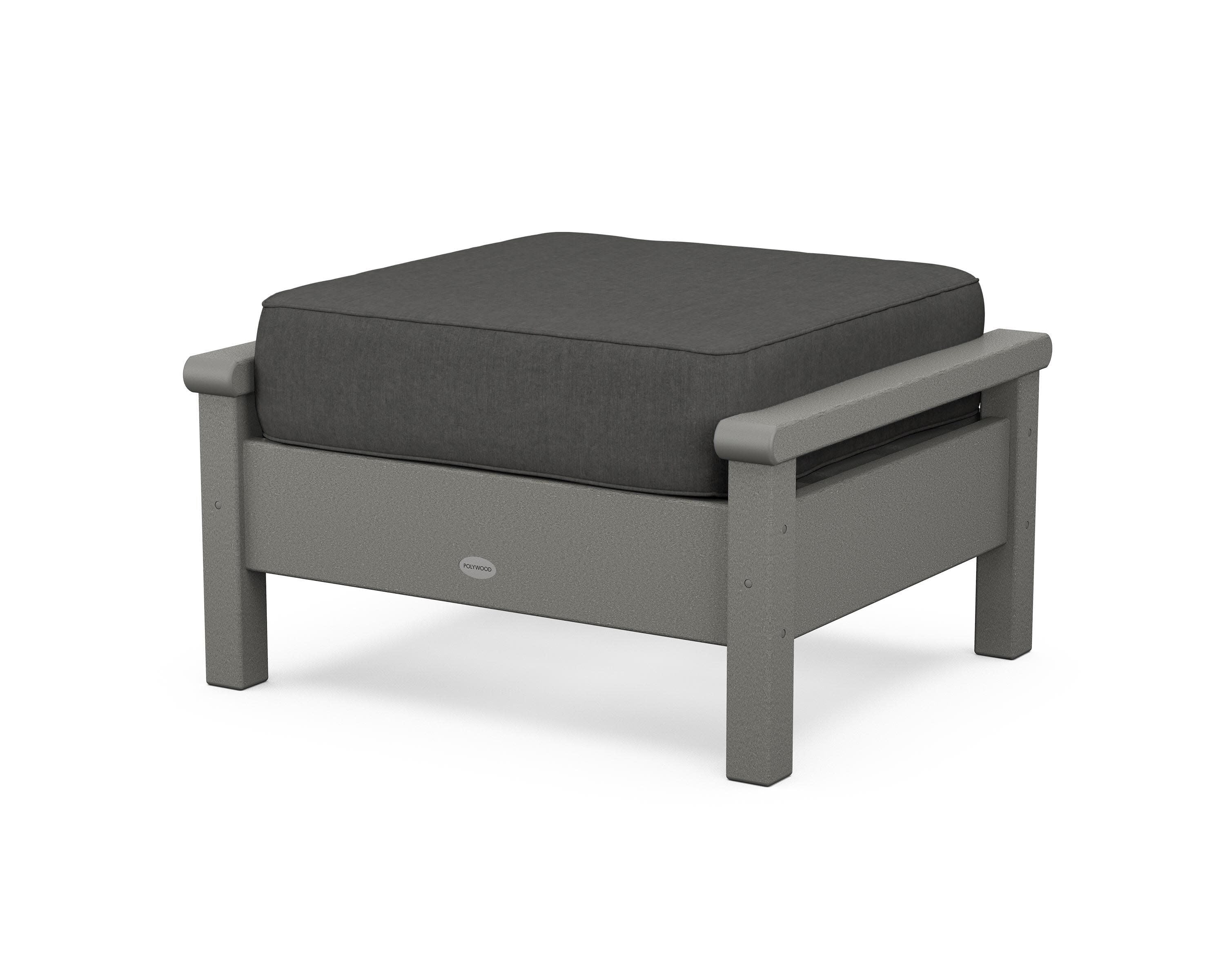 Harbour Deep Seating Ottoman in Slate Grey / Spectrum Carbon