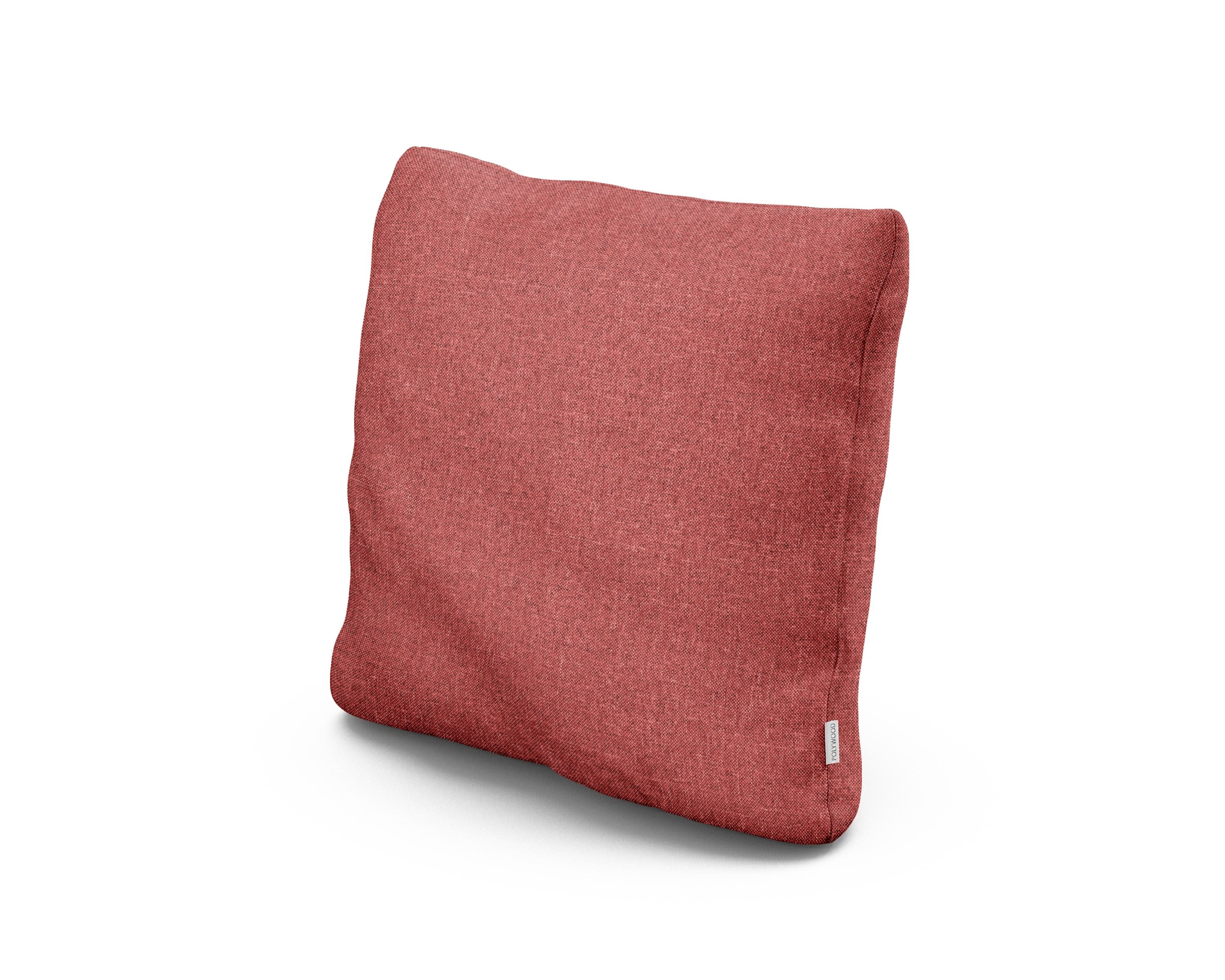 18" Outdoor Throw Pillow in Silver Garnet
