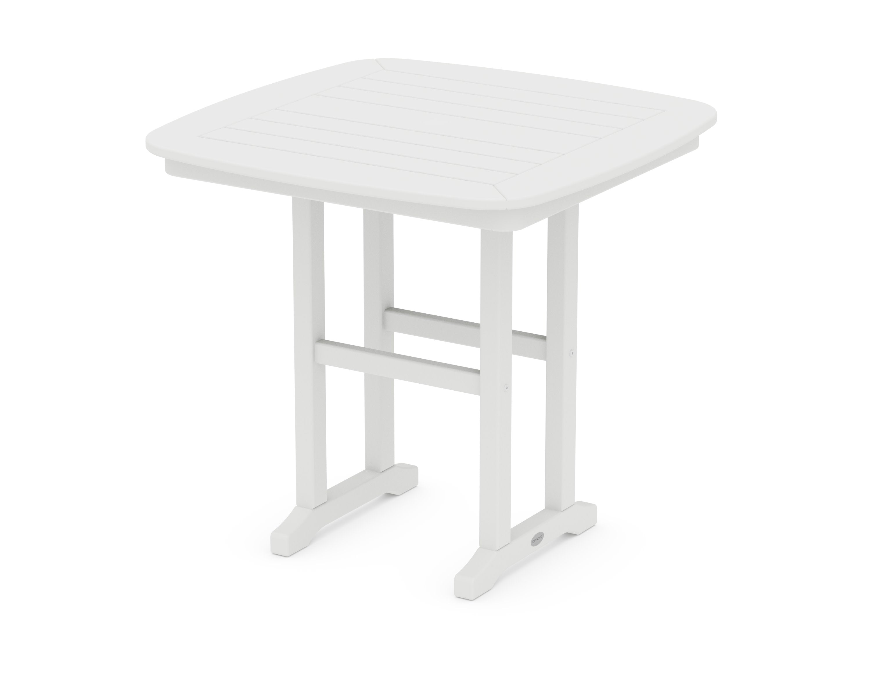 Nautical 31" Dining Table in White