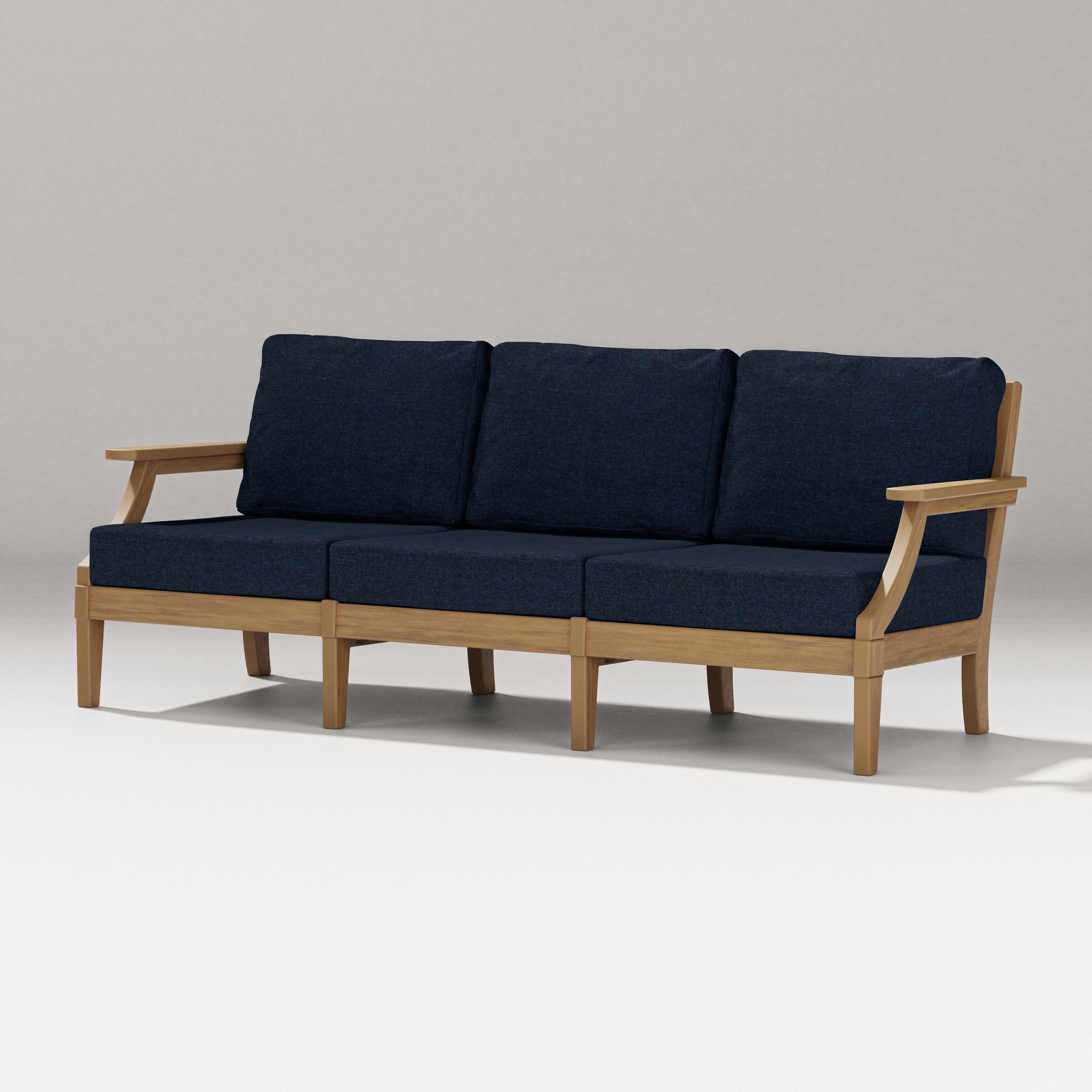 Estate Sofa in Natural / Marine Indigo