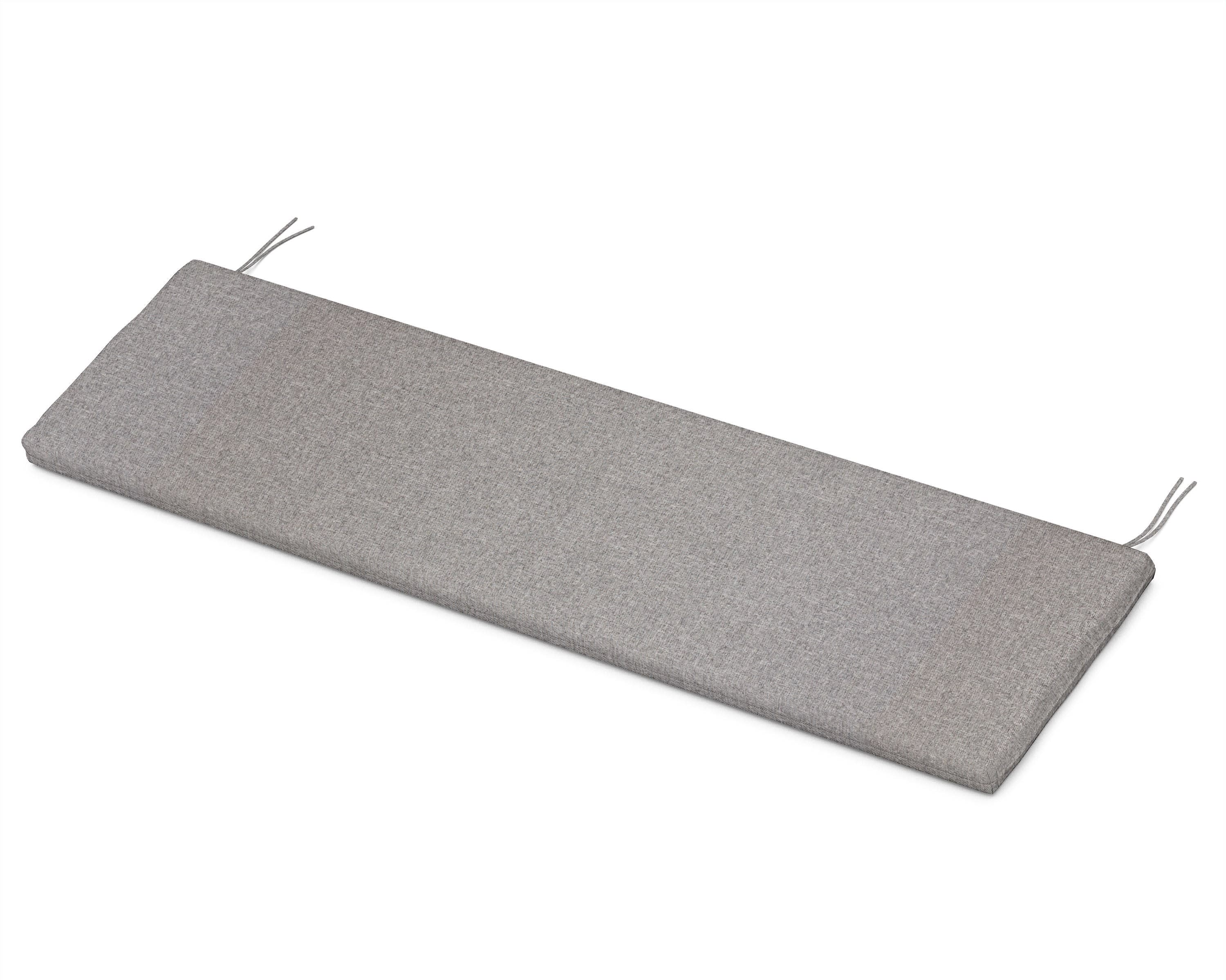 Ateeva 56" x 18" Outdoor Bench and Swing Seat Cushion by POLYWOOD in Grey Mist