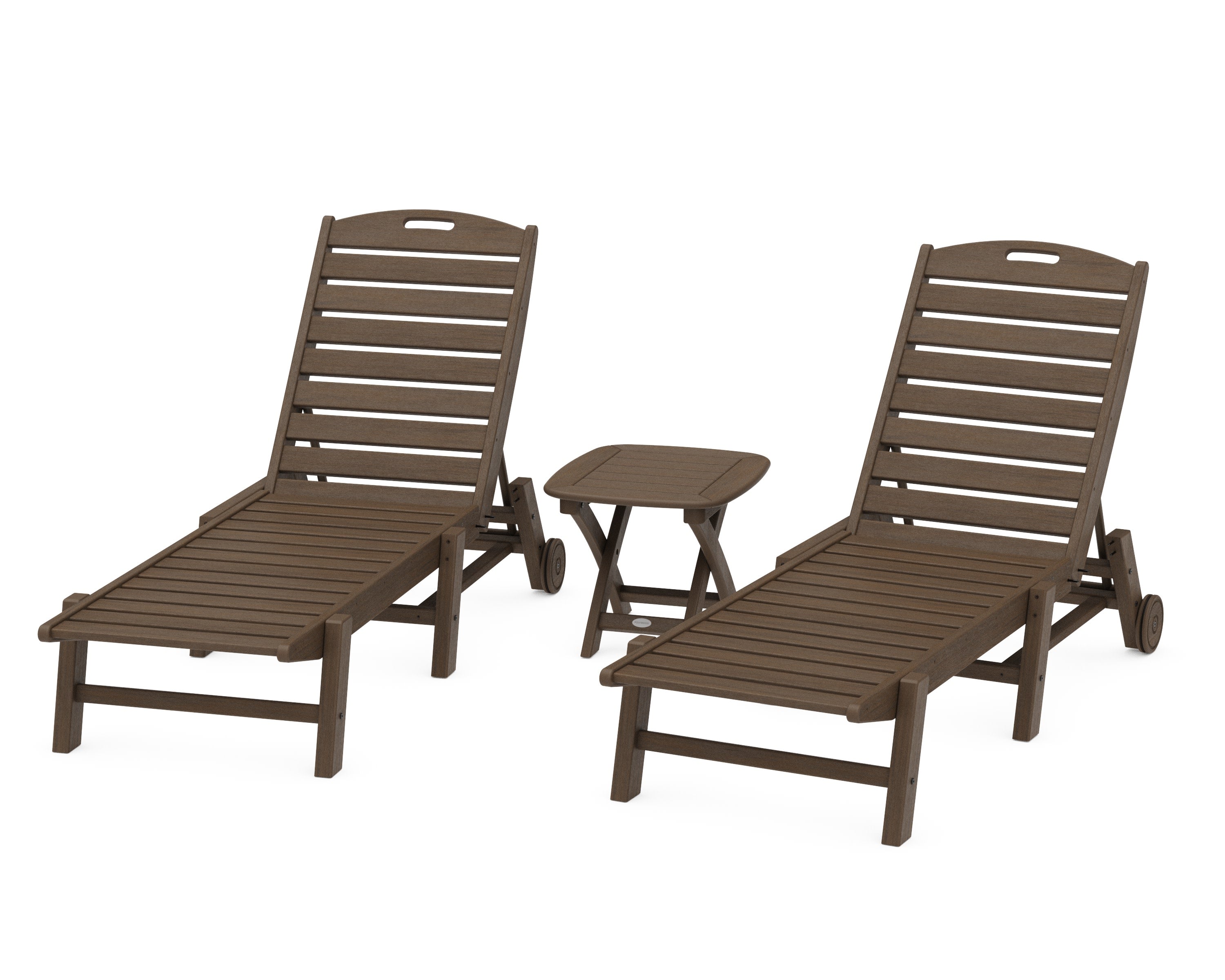 Nautical 3-Piece Chaise Set in Kona
