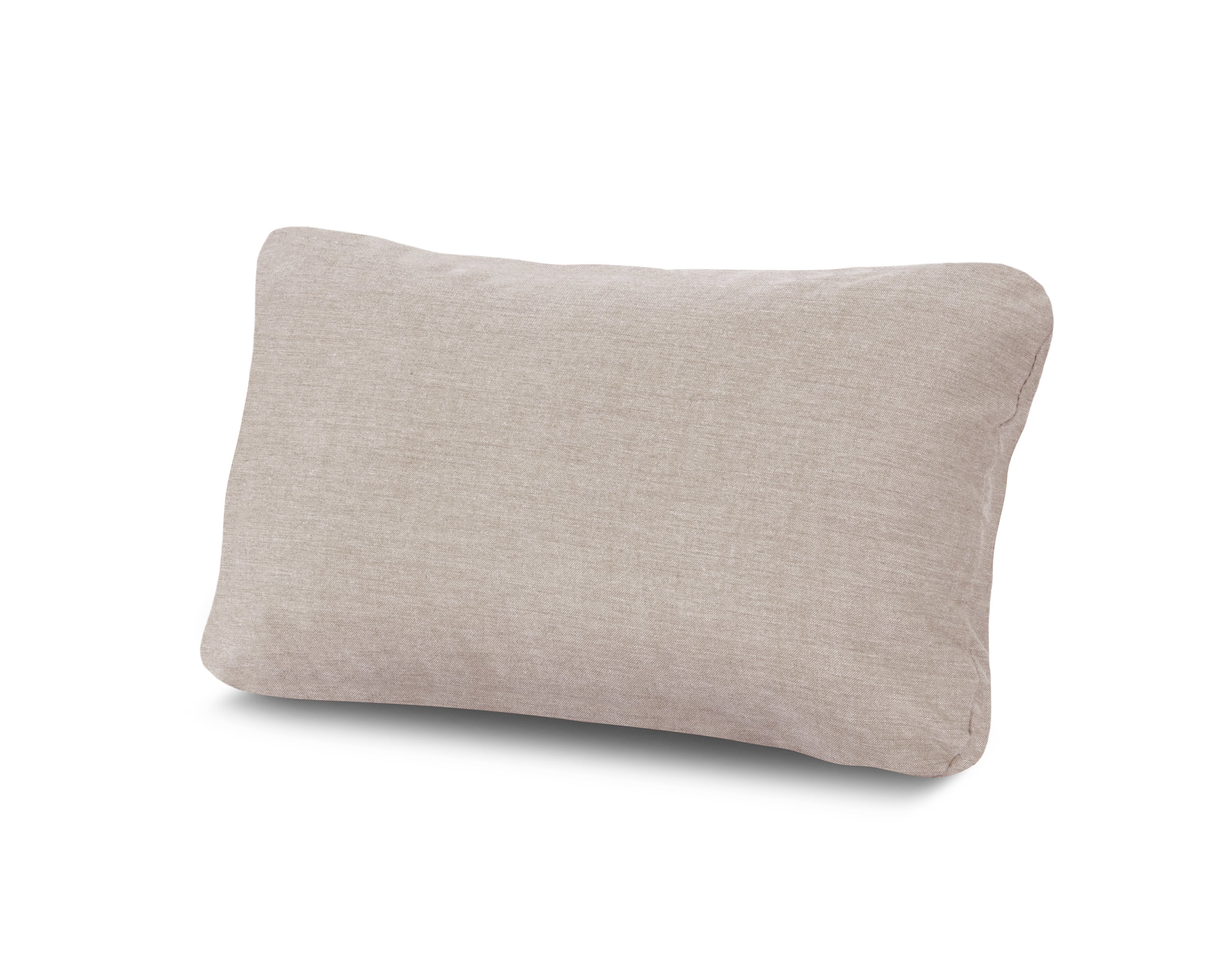 Outdoor Lumbar Pillow in Cast Ash