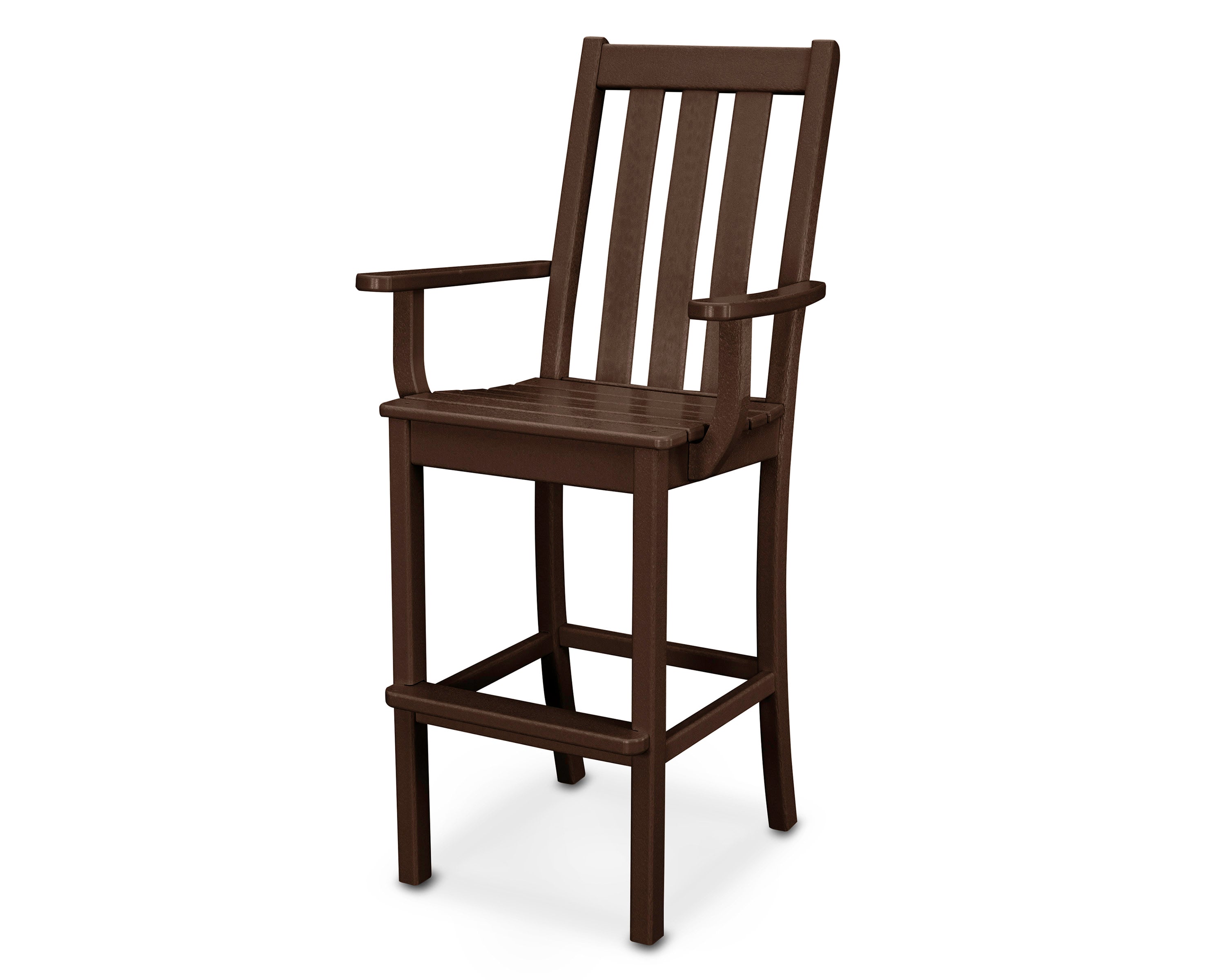 Vineyard Bar Arm Chair in Mahogany