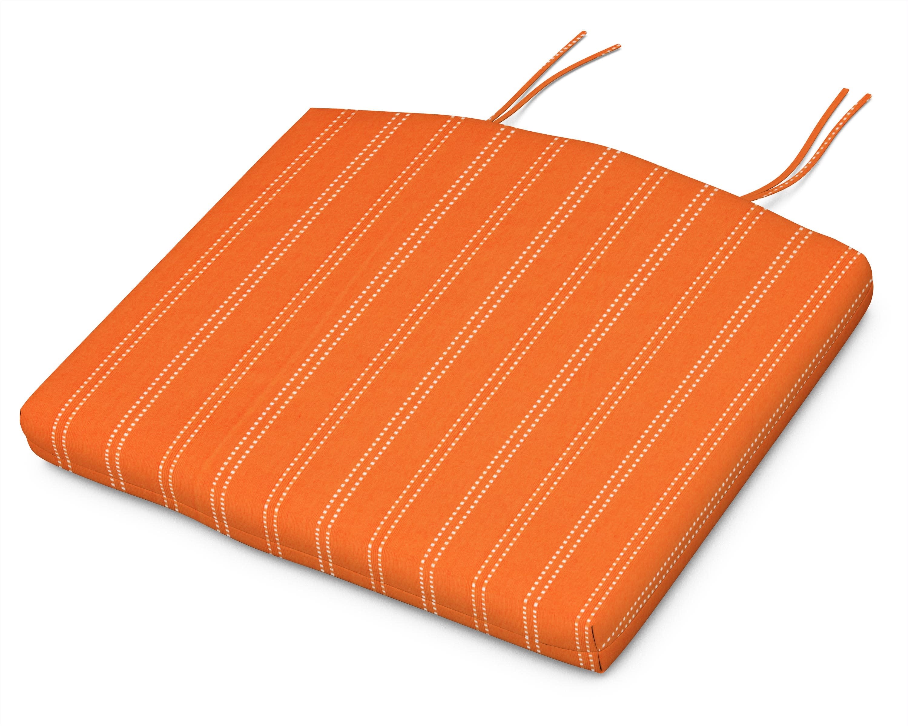 Standard Seat Cushion 18.5"D x 24"W x 2.5"H in Stitch Mango