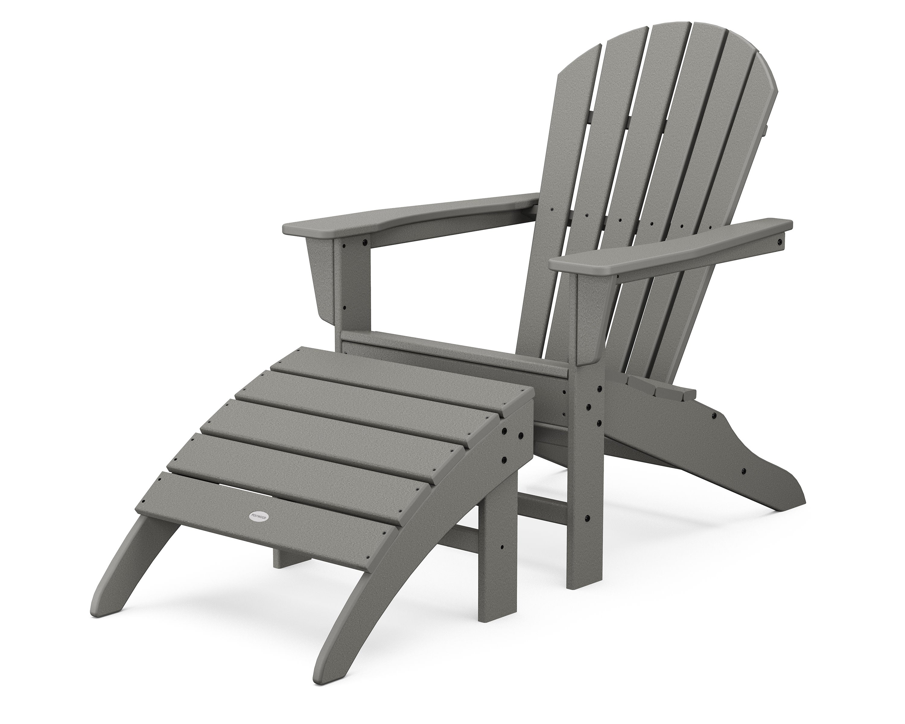 South Beach Adirondack 2-Piece Set in Slate Grey