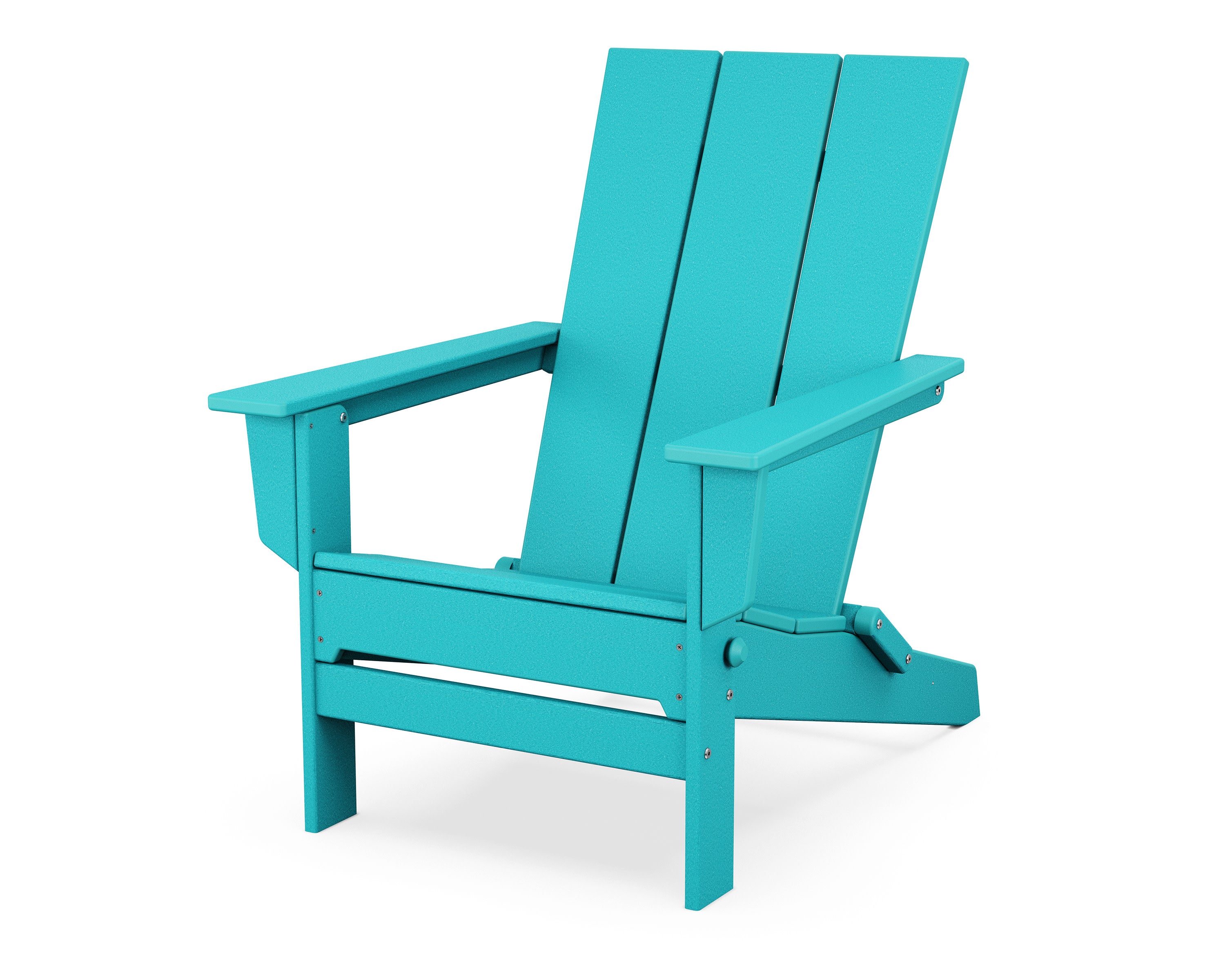 Modern Studio Folding Adirondack Chair in Aruba
