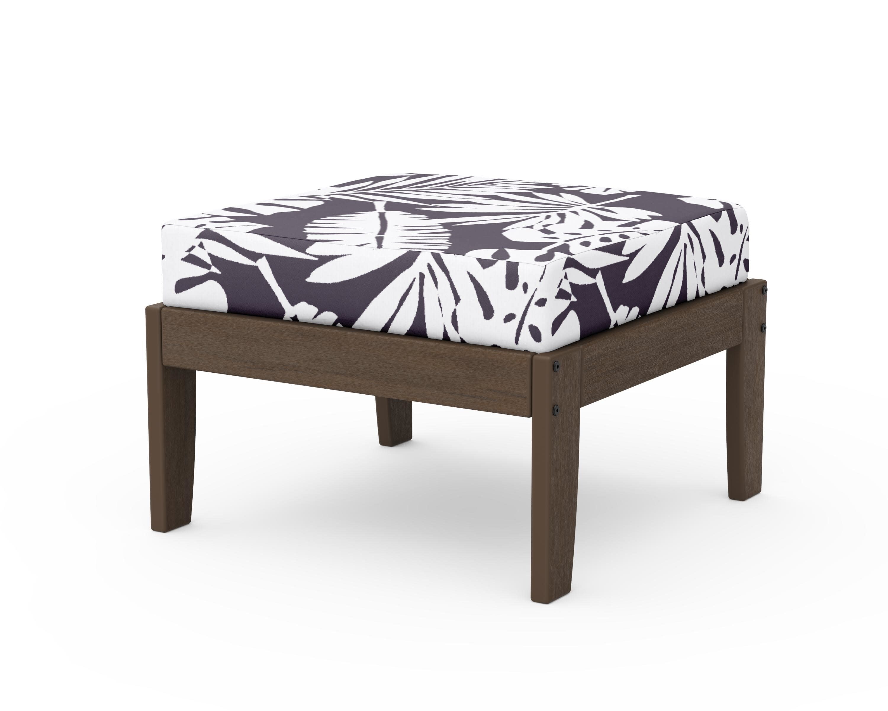 Modular Ottoman - Classic in Kona / Leaf Navy