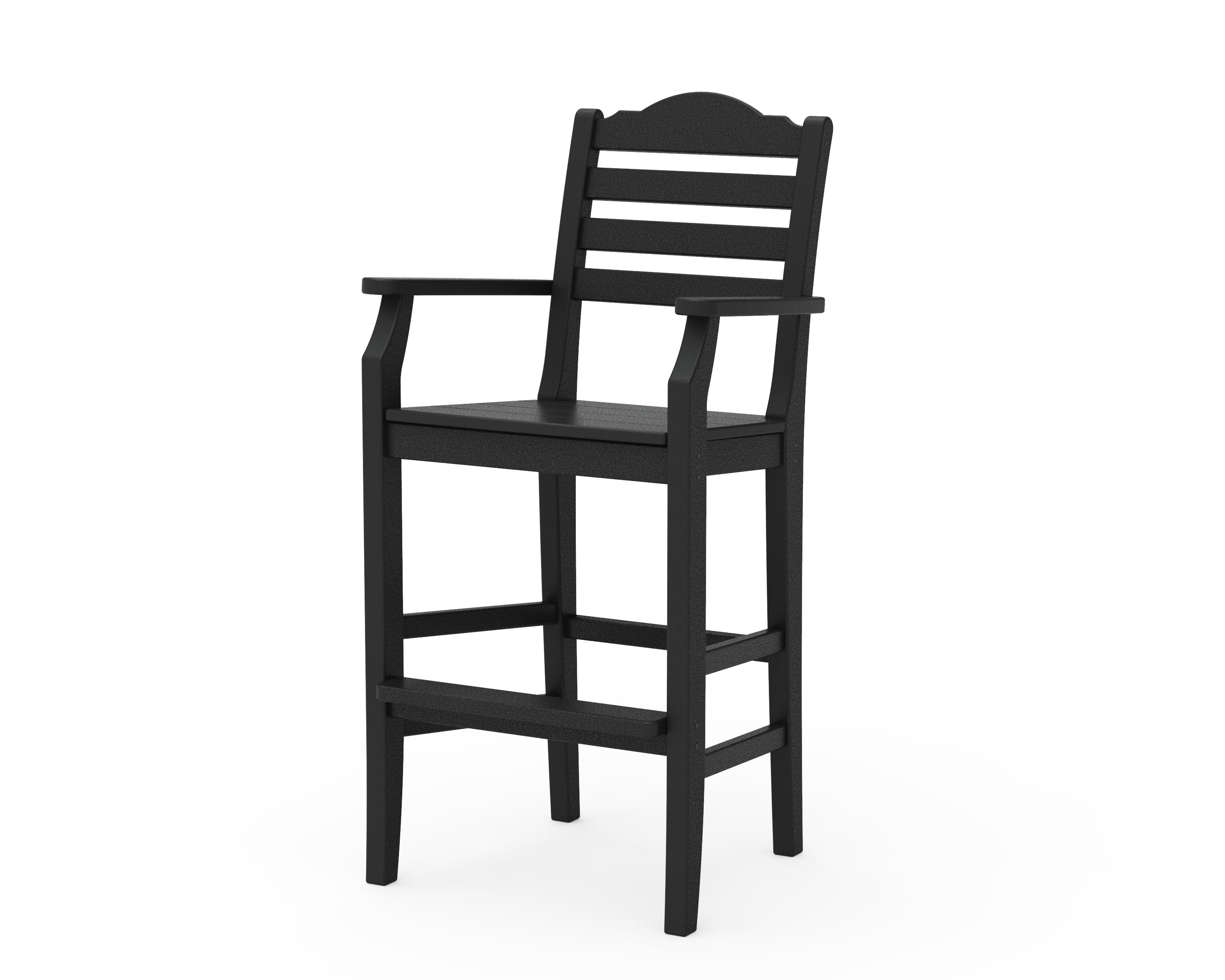 Savannah Bar Arm Chair in Black