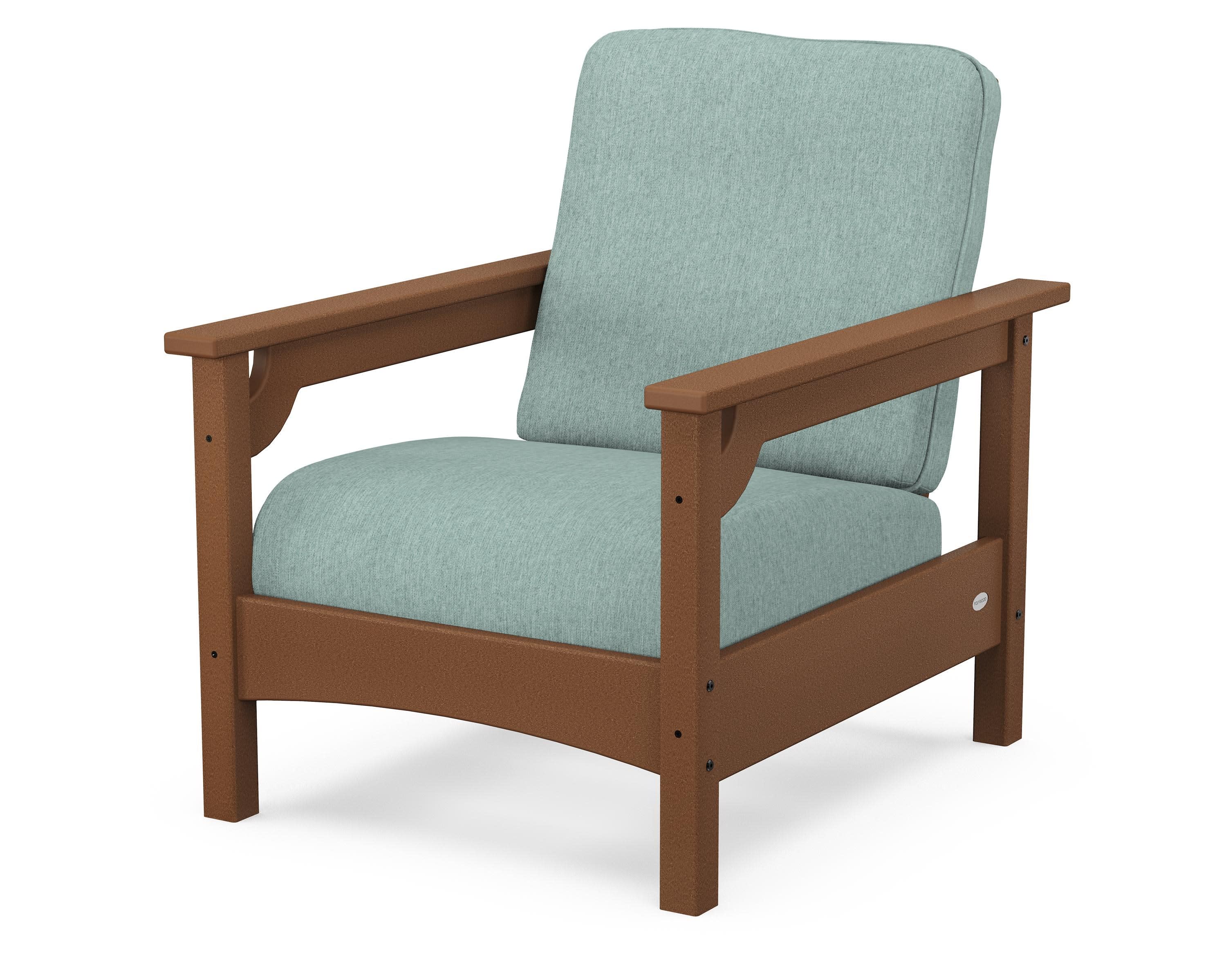 Club Chair in Teak / Glacier Spa