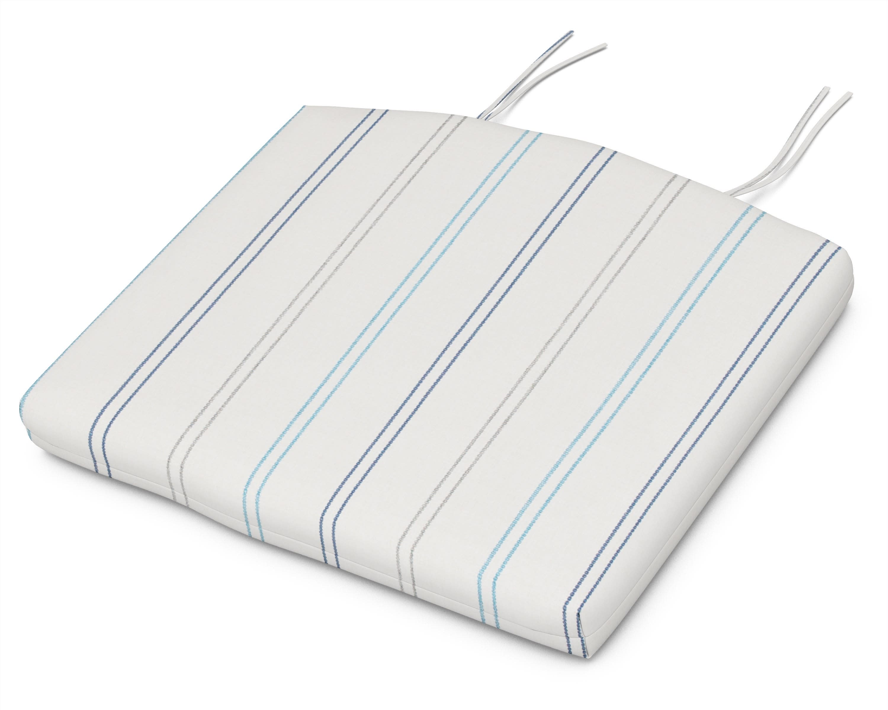 Standard Seat Cushion 18.5"D x 24"W x 2.5"H in Marine High Tide