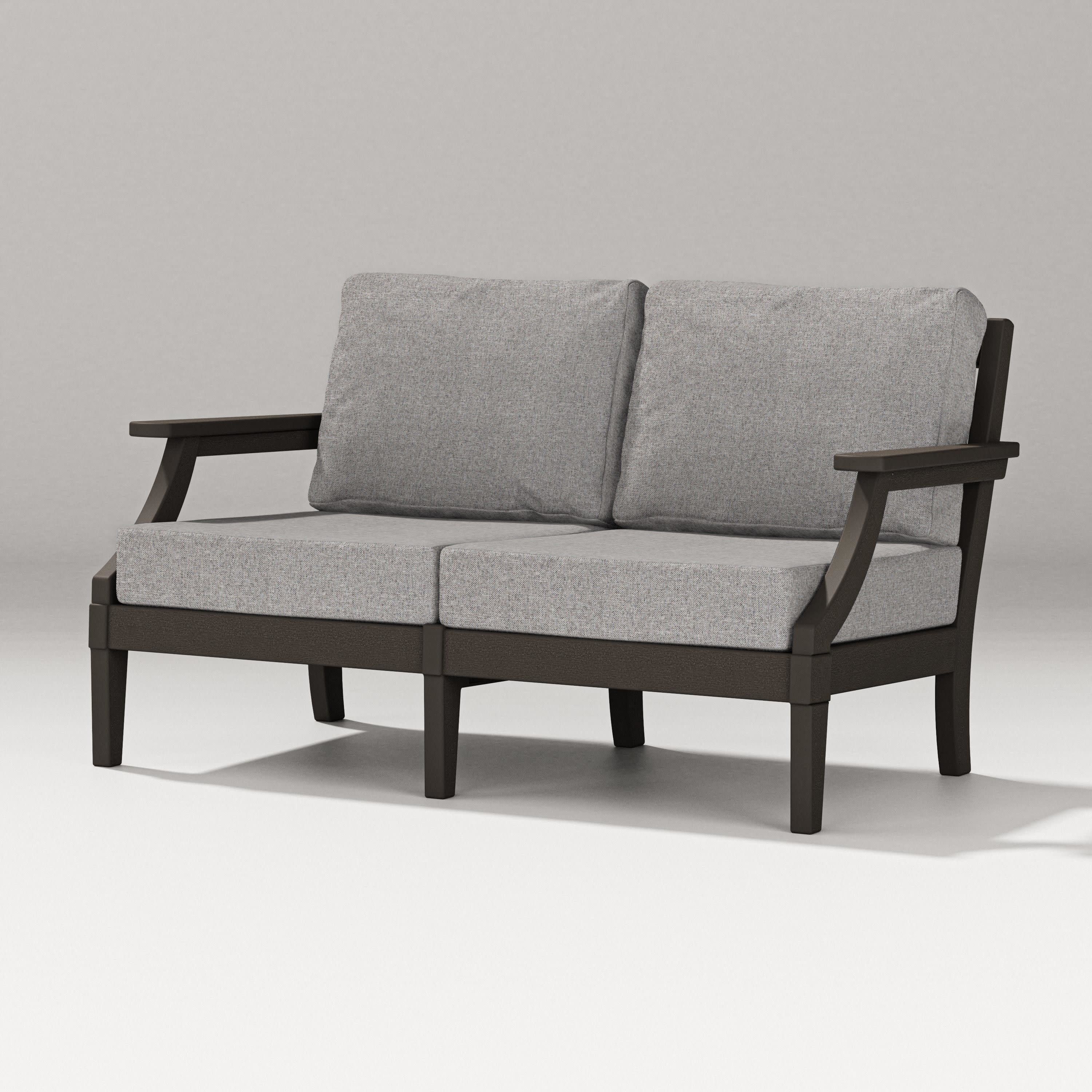 Estate Loveseat in Vintage Coffee / Grey Mist