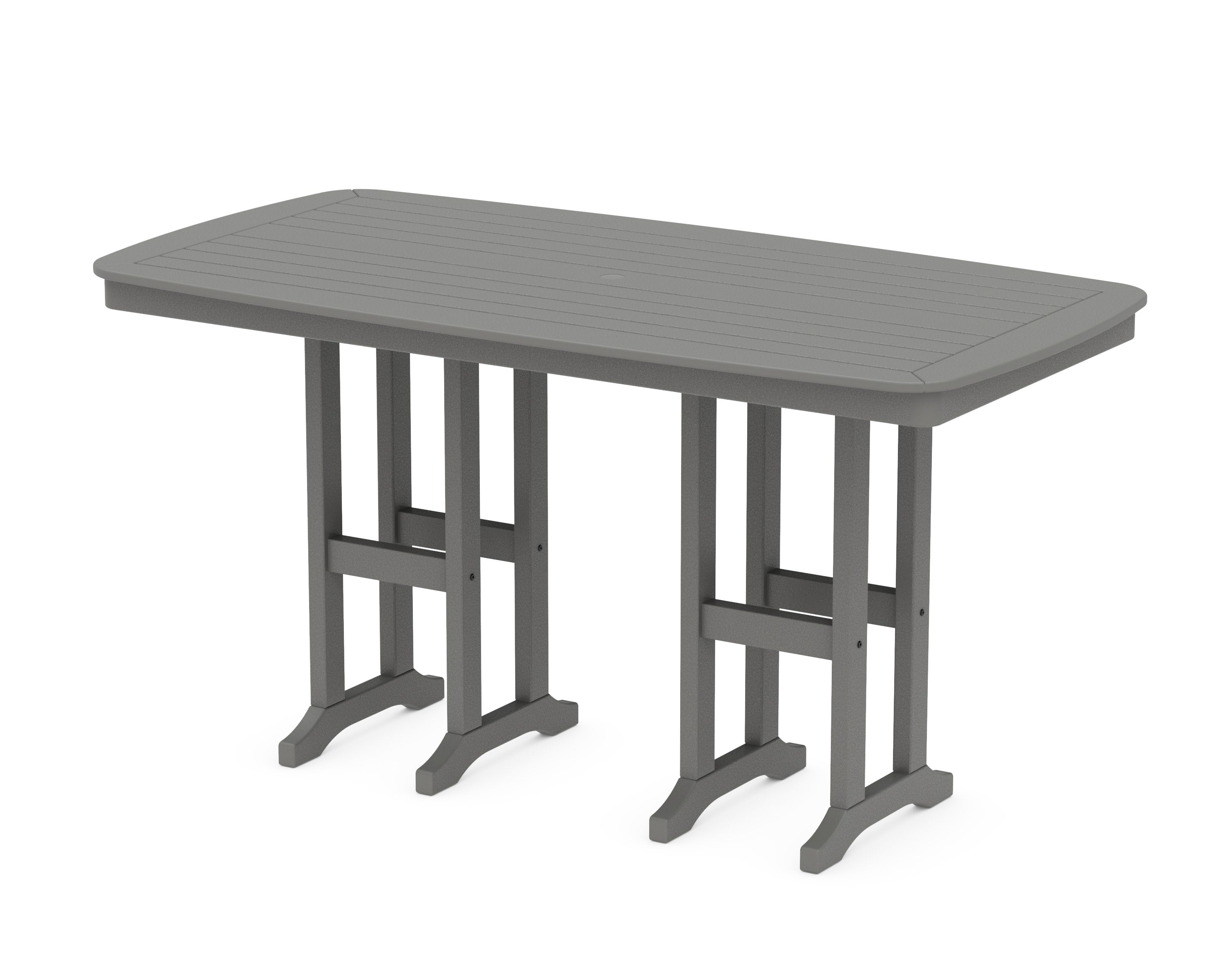 Nautical 37" x 72" Counter Table in Slate Grey
