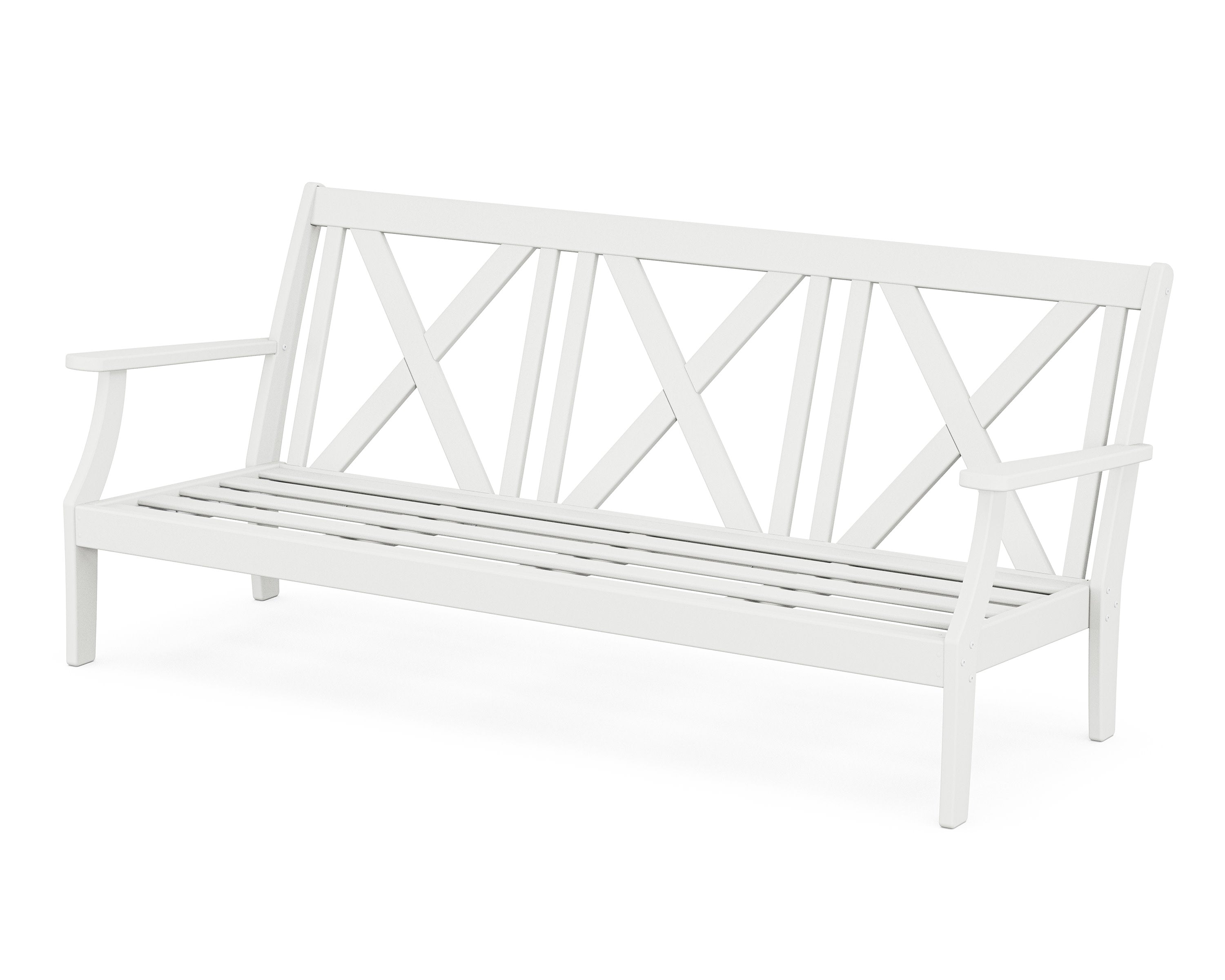 Braxton Deep Seating Sofa Frame in White