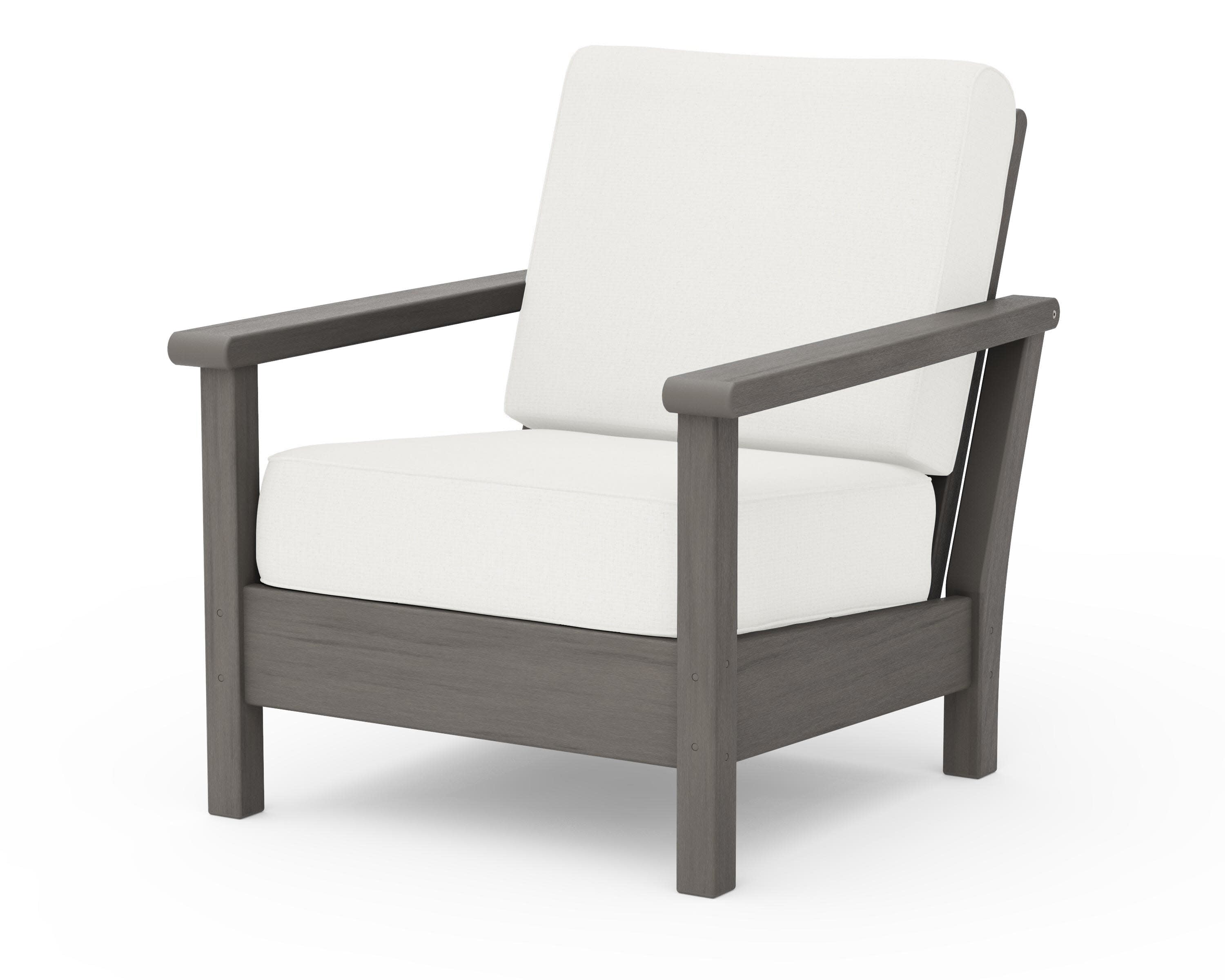 Harbour Deep Seating Chair in Driftwood / Natural Linen