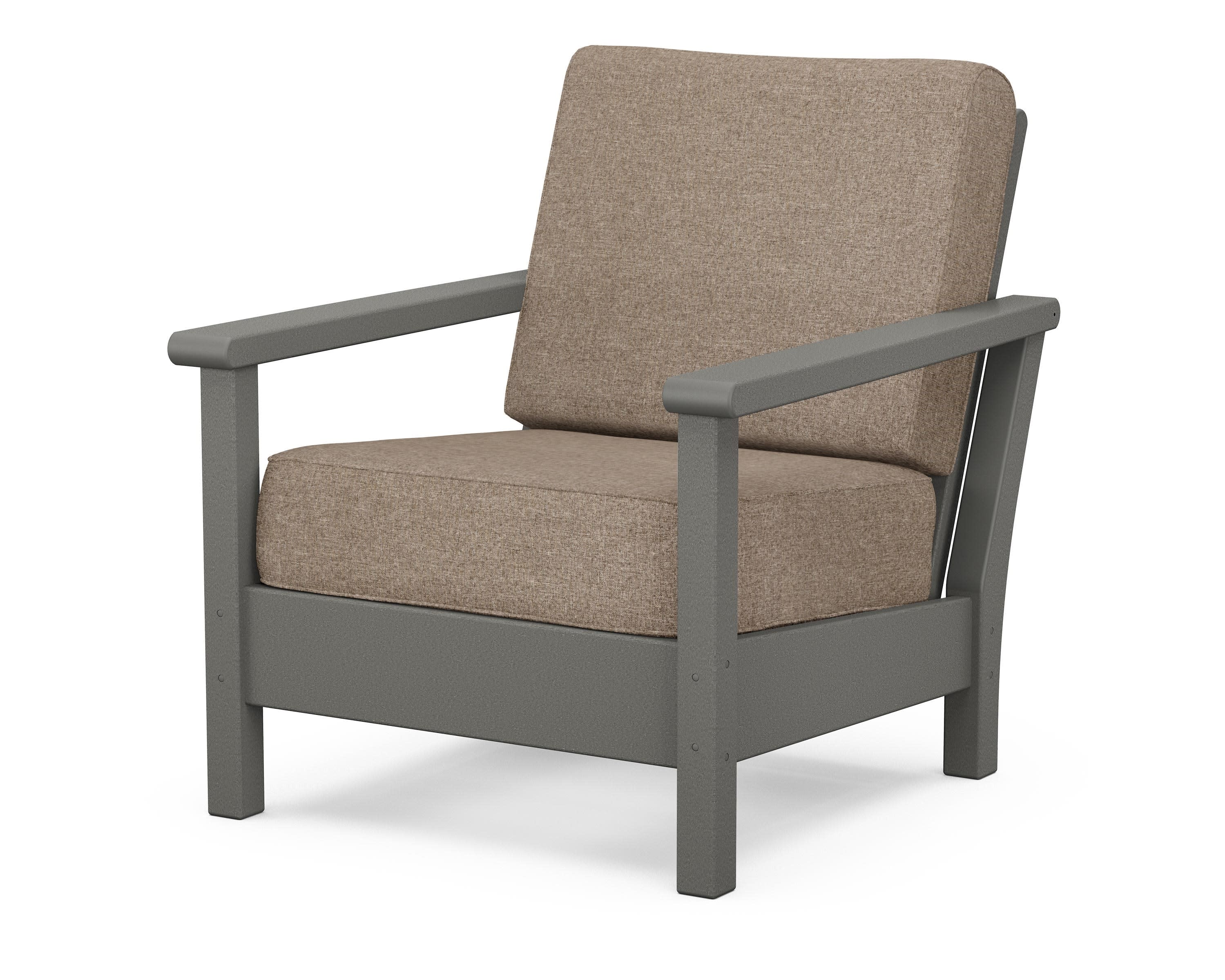 Harbour Deep Seating Chair in Slate Grey / Spiced Burlap