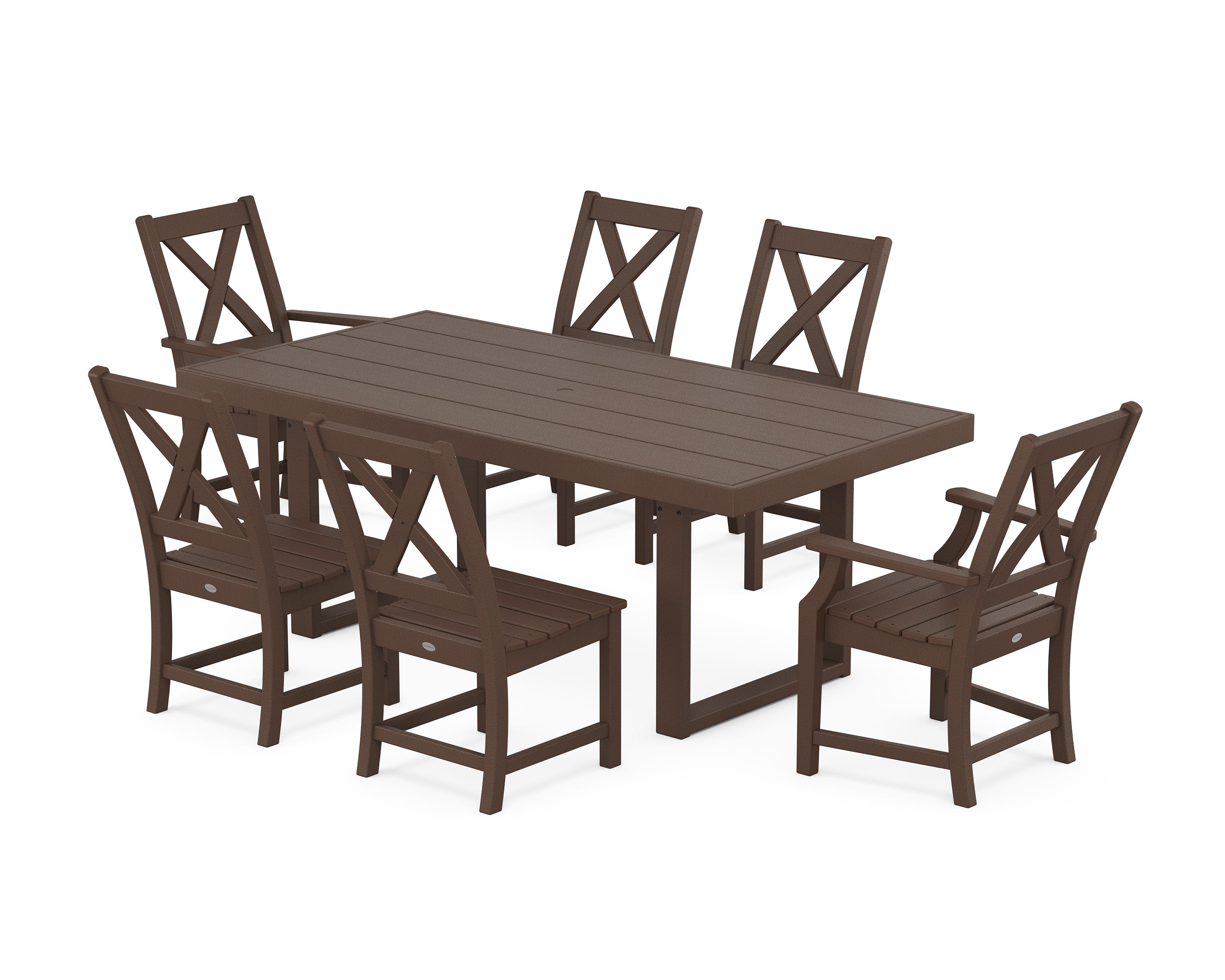 Braxton 7-Piece Dining Set in Mahogany