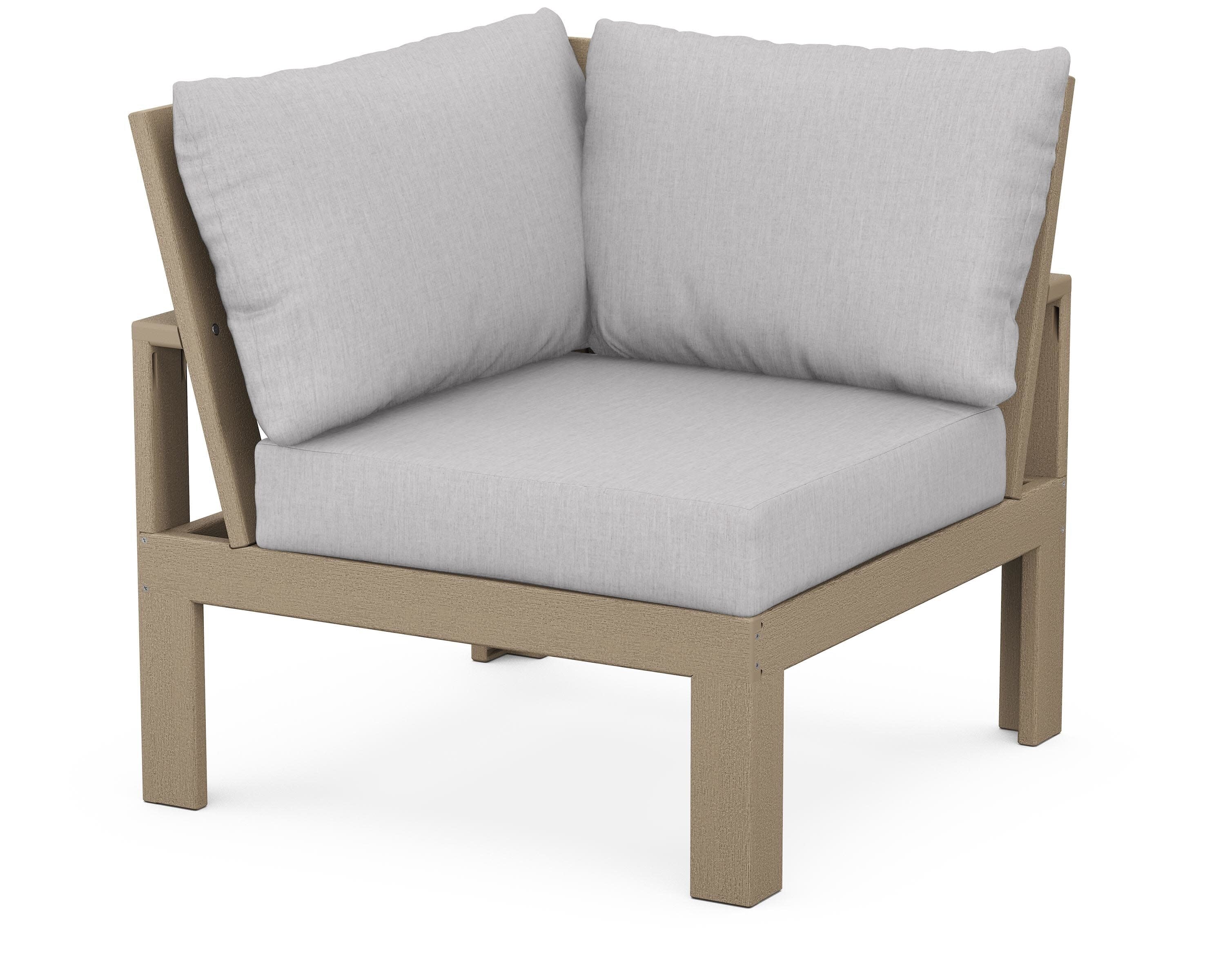 Modular Corner Chair in Vintage Sahara / Granite