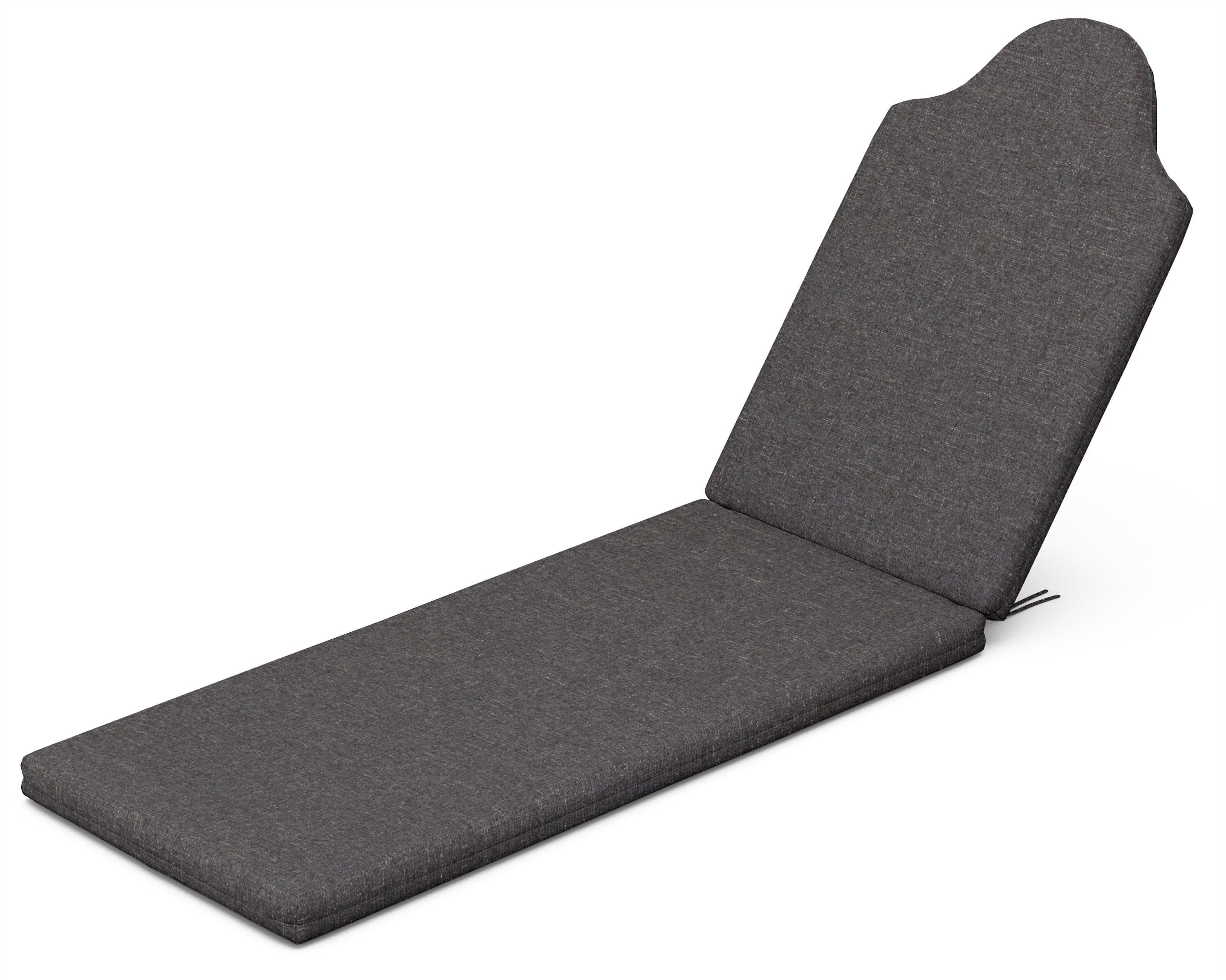 Chaise Cushion in Ash Charcoal
