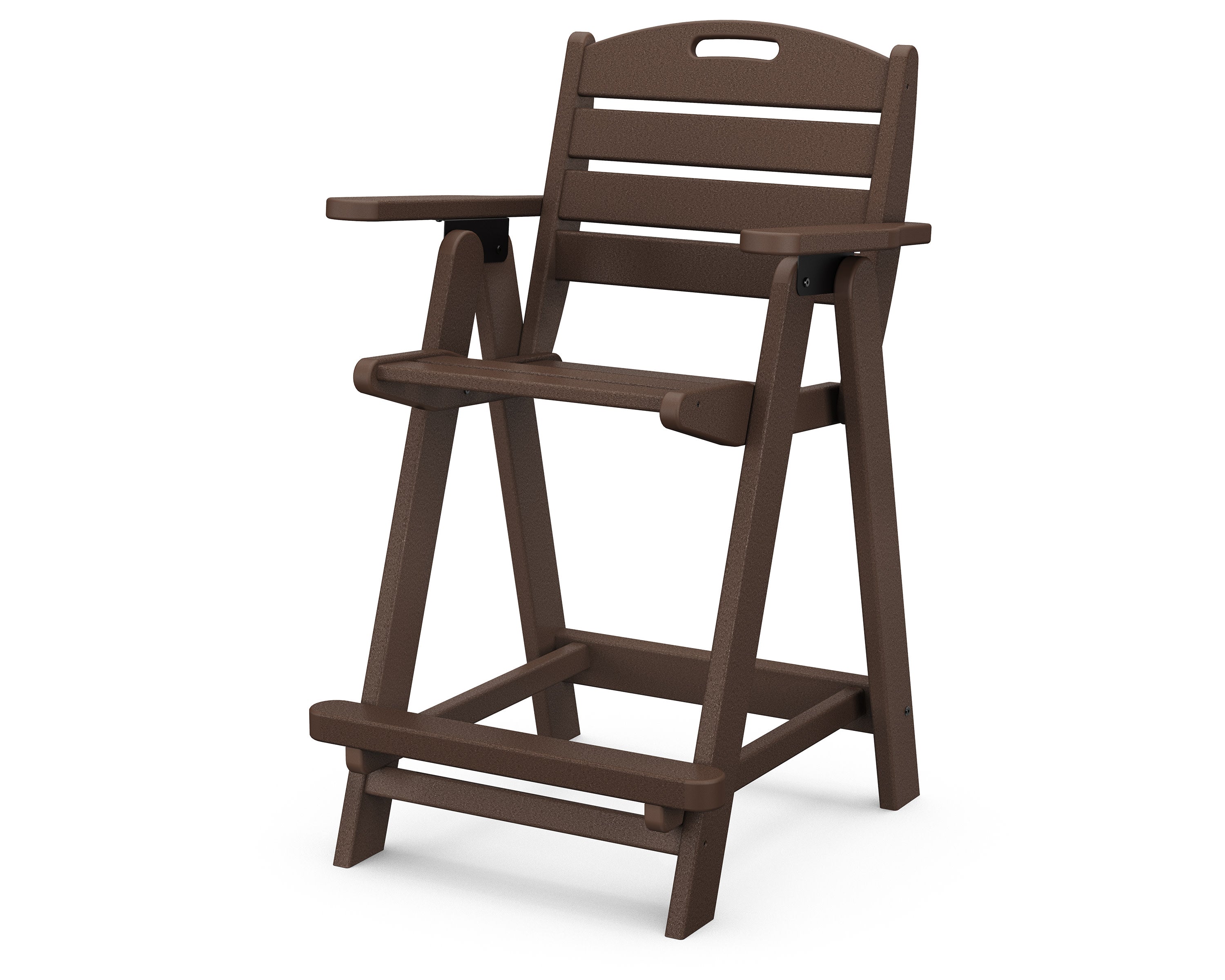 Nautical Counter Chair in Mahogany