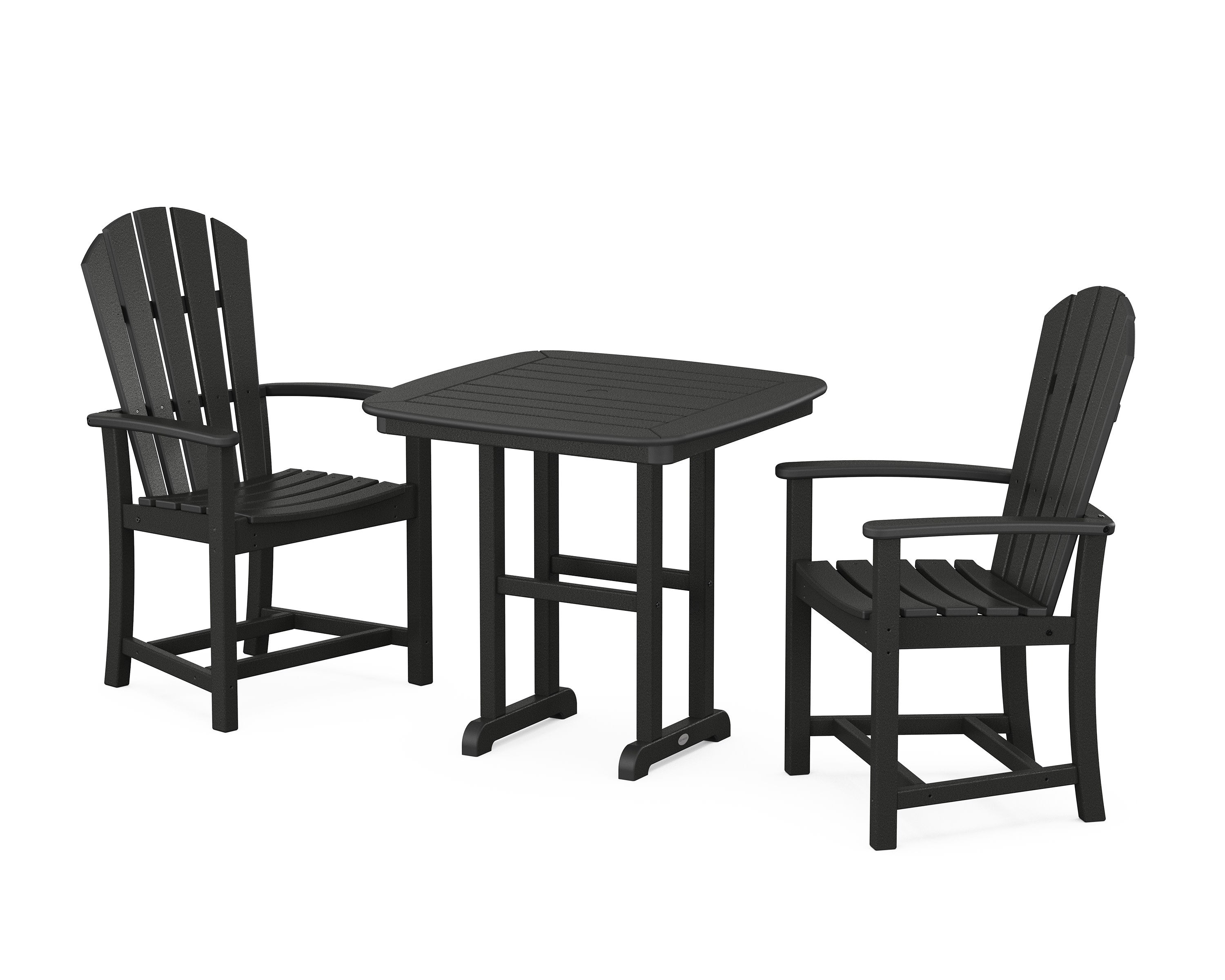 Palm Coast 3-Piece Dining Set in Black