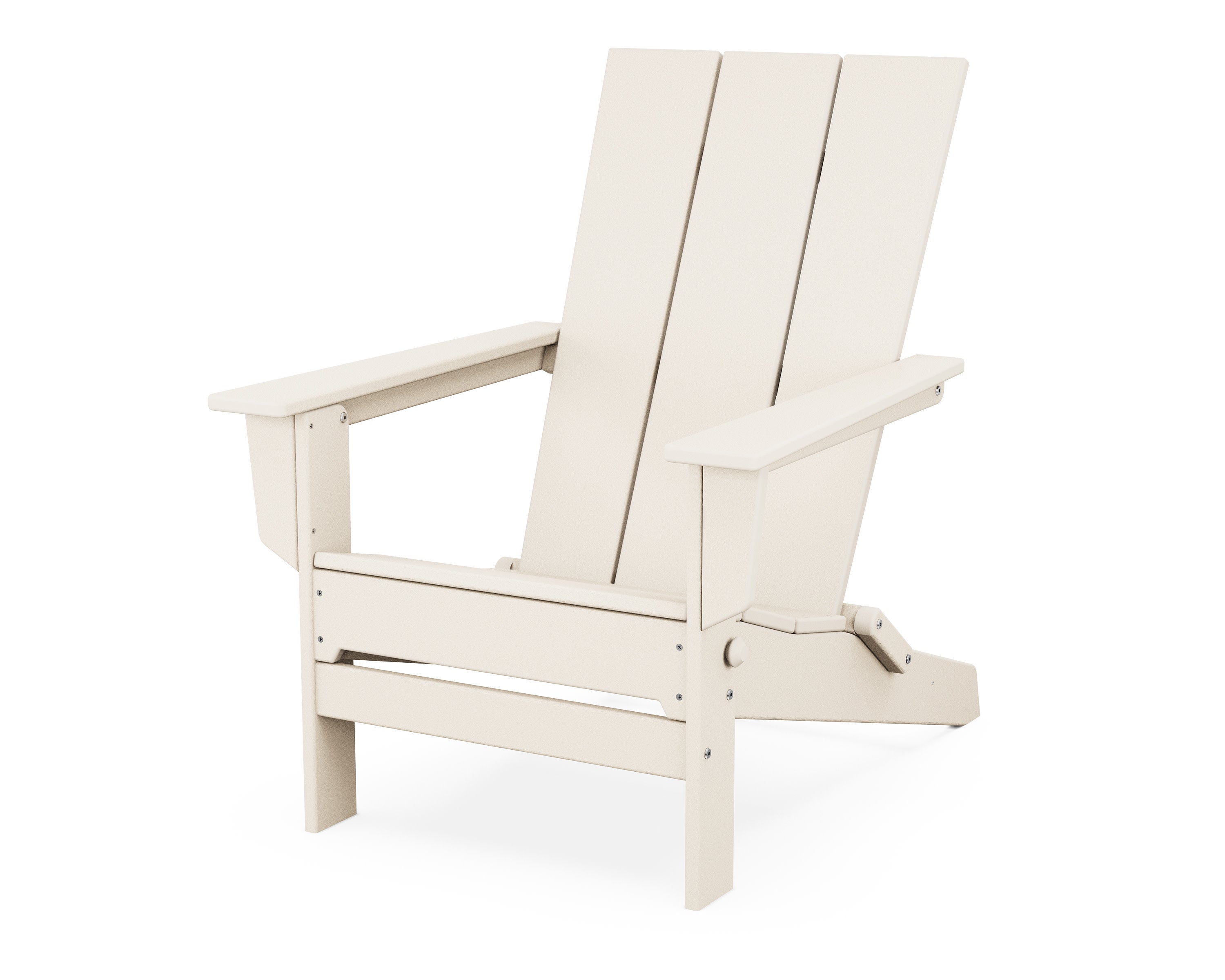 Modern Studio Folding Adirondack Chair in Sand