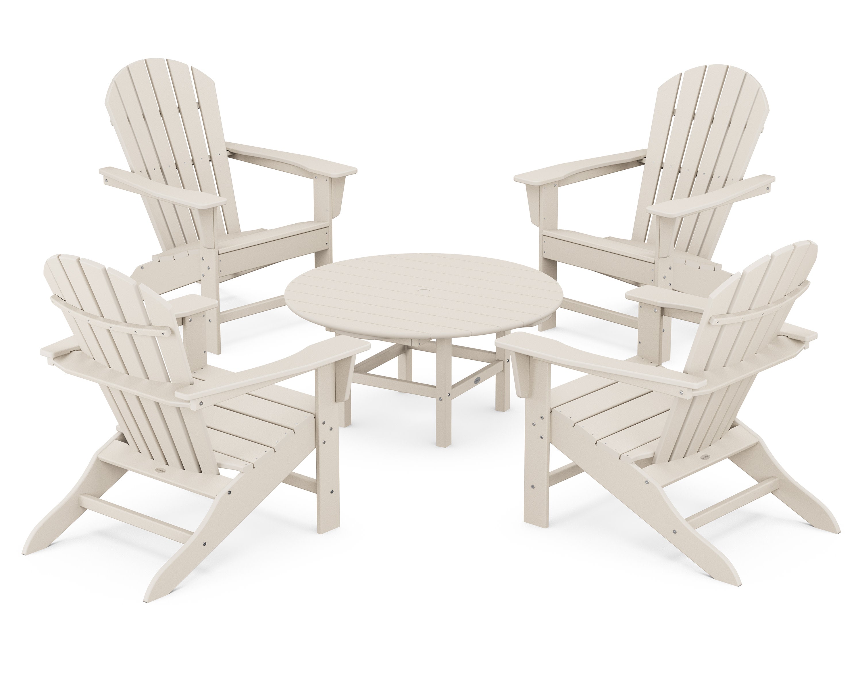 South Beach 5-Piece Conversation Group in Sand