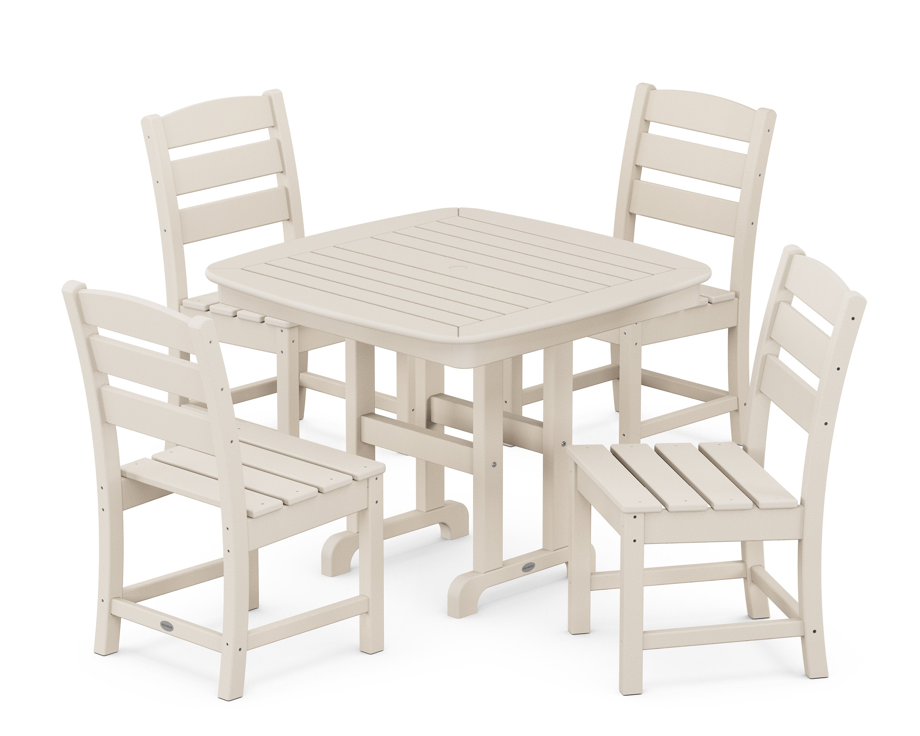 Lakeside 5-Piece Side Chair Dining Set in Sand