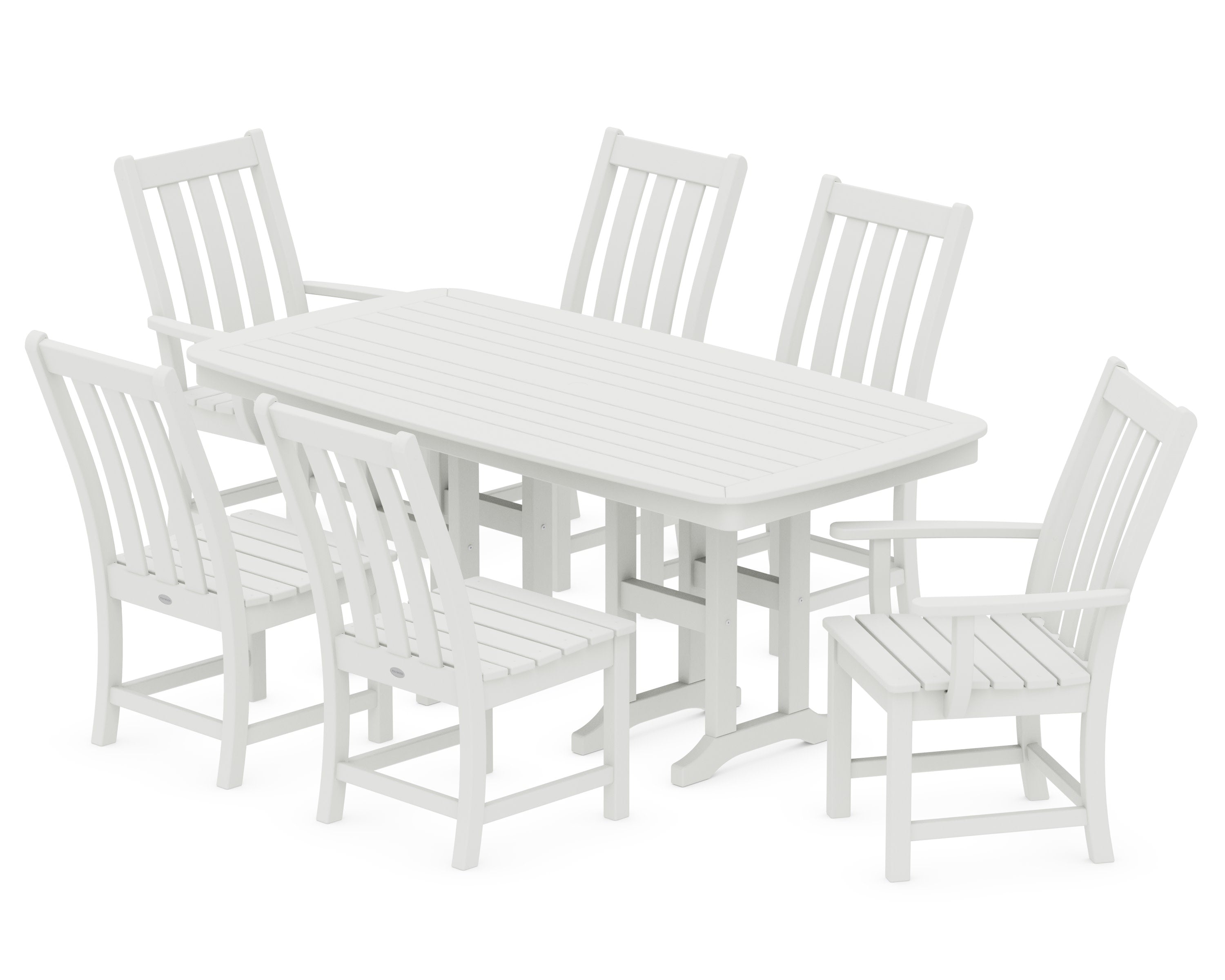 Vineyard 7-Piece Dining Set in Vintage White