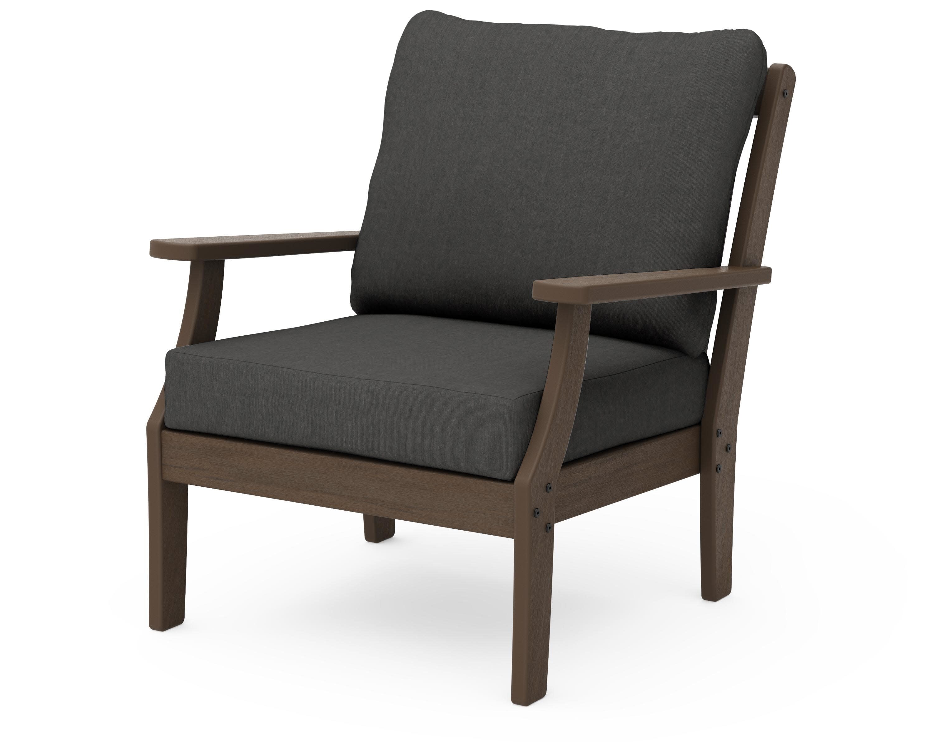 Braxton Deep Seating Chair in Kona / Spectrum Carbon