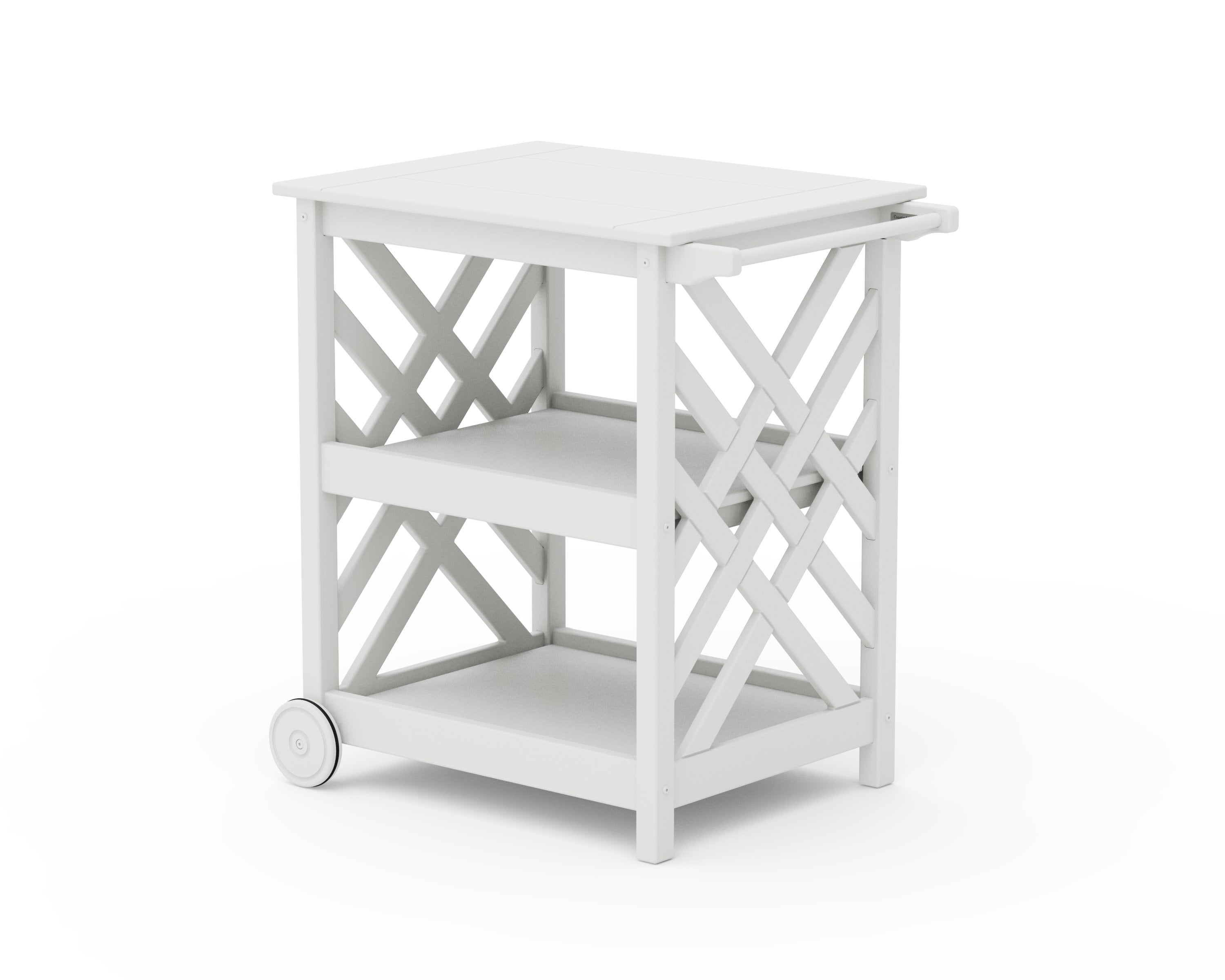 Wovendale Bar Cart in White