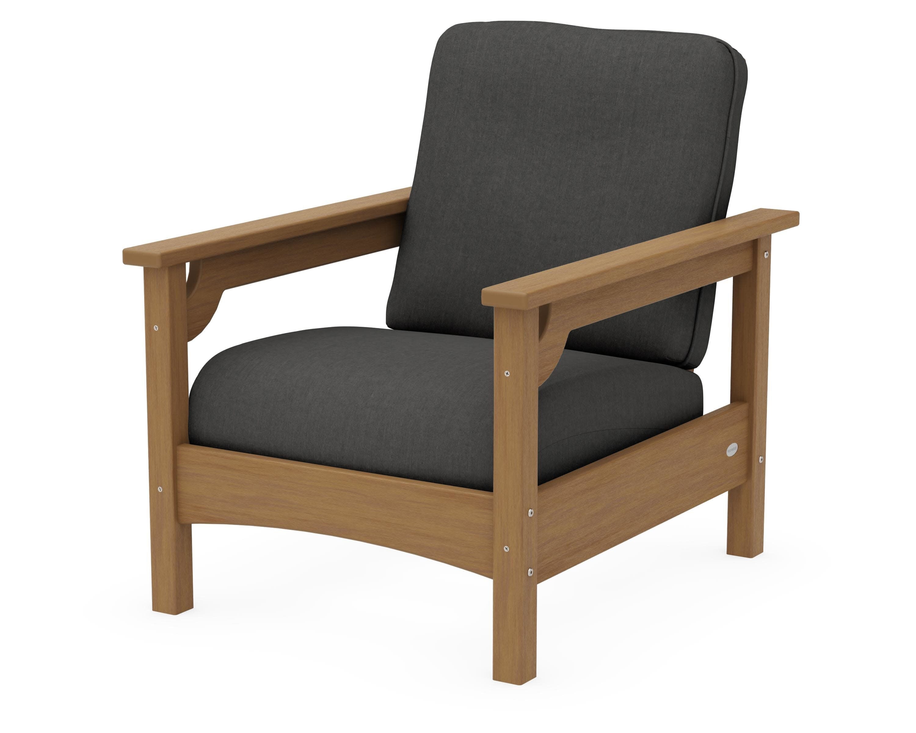Club Chair in Natural / Spectrum Carbon