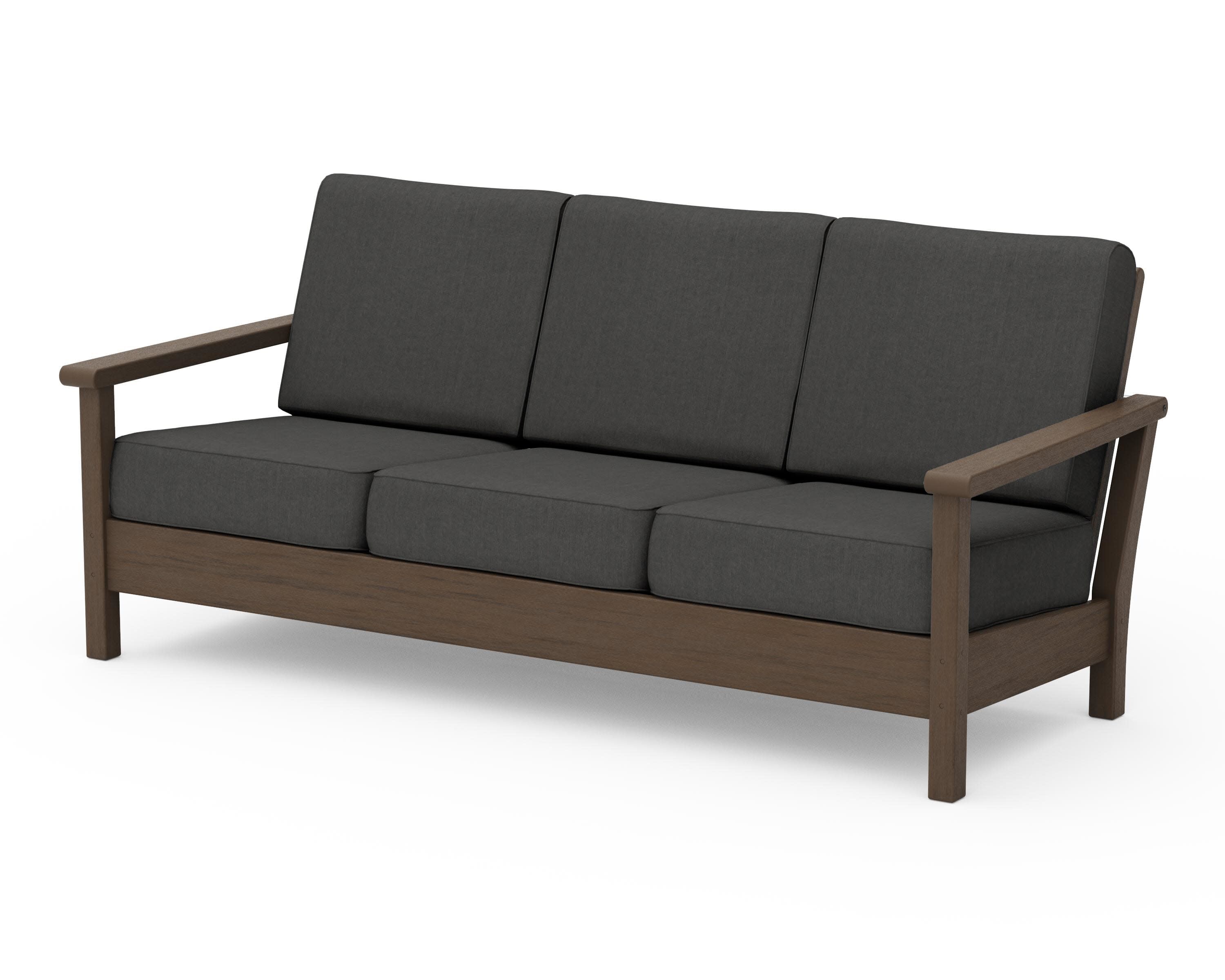 Harbour Deep Seating Sofa in Kona / Spectrum Carbon
