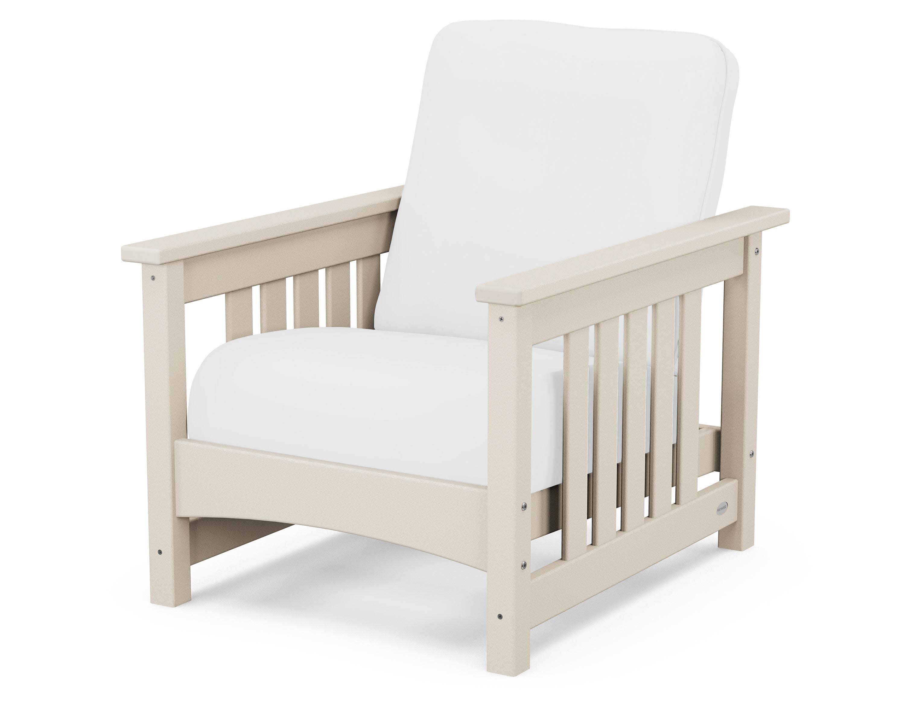 Club Mission Chair in Sand / Natural