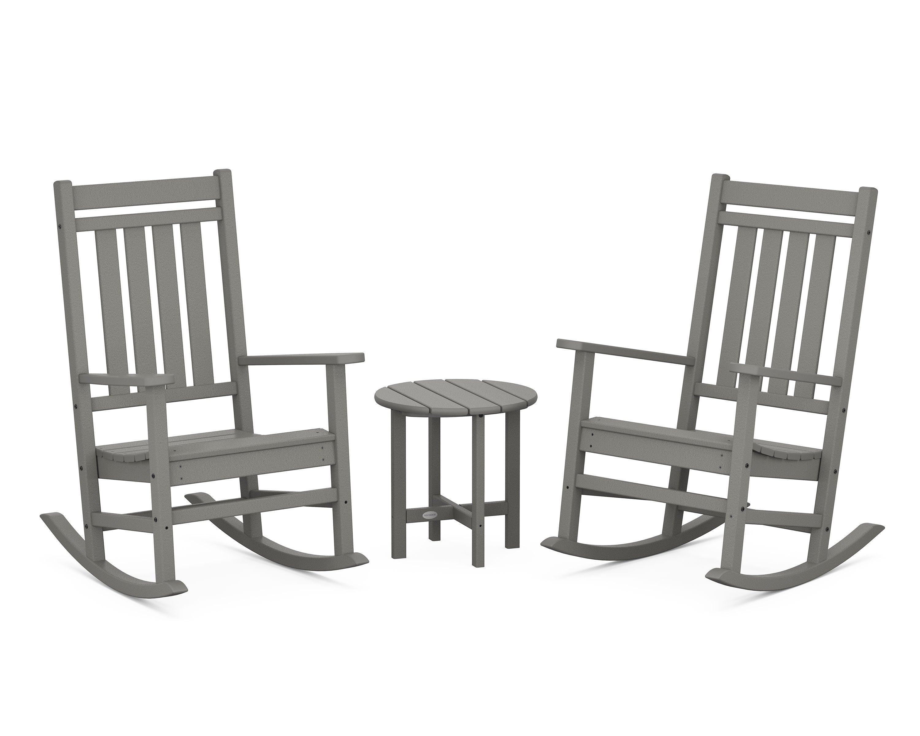 Estate 3-Piece Rocking Chair Set in Slate Grey