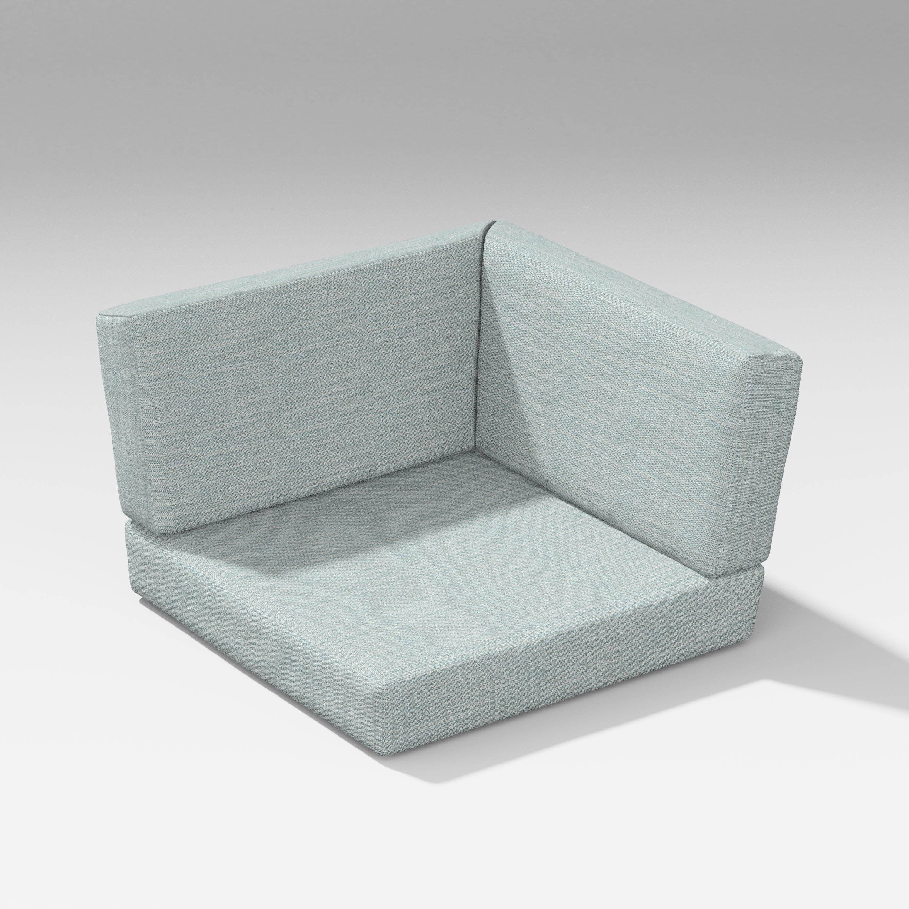 Modular Corner Cushion in Soothe Mist