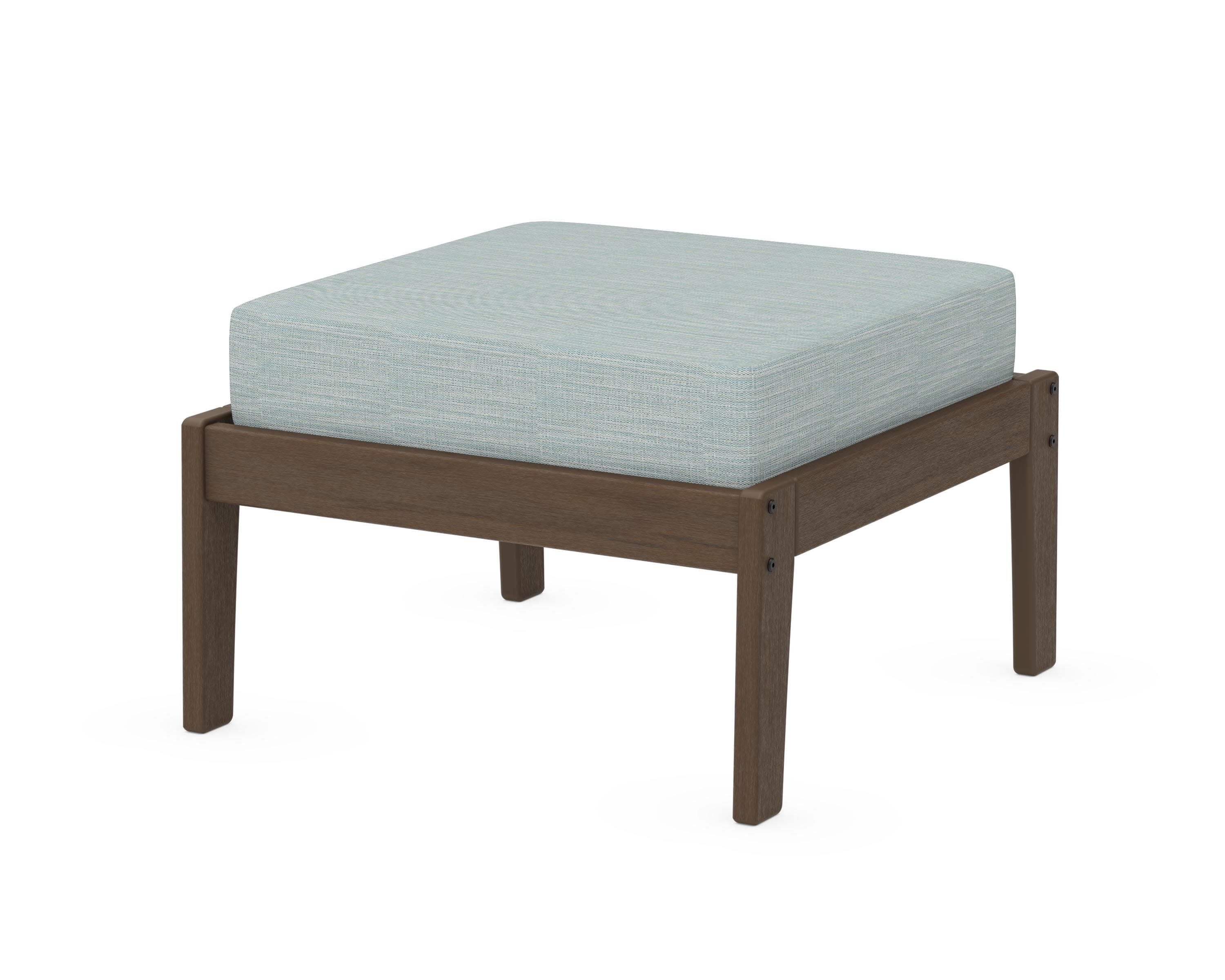 Deep Seating Ottoman in Kona / Soothe Mist