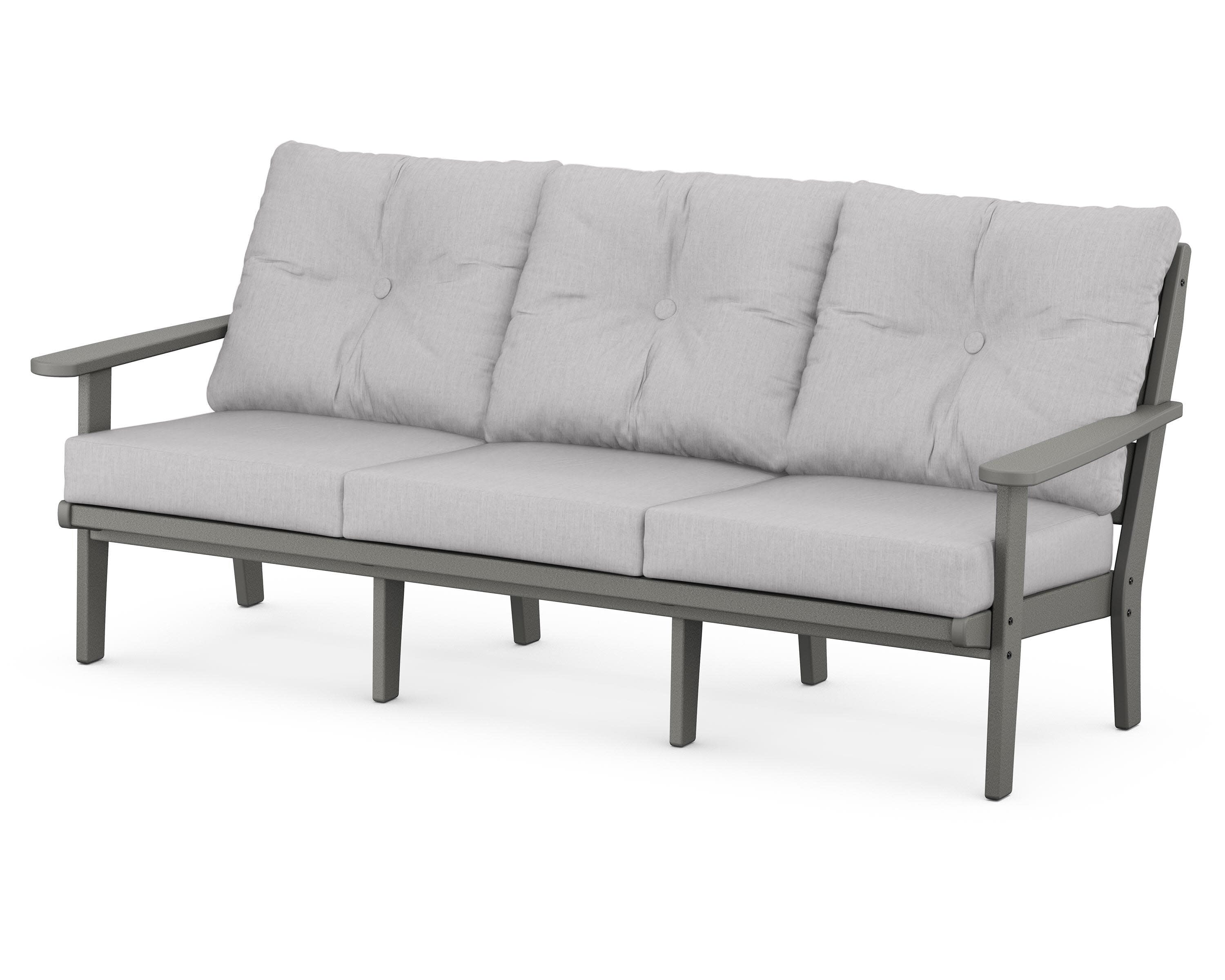 Lakeside Deep Seating Sofa in Slate Grey / Granite