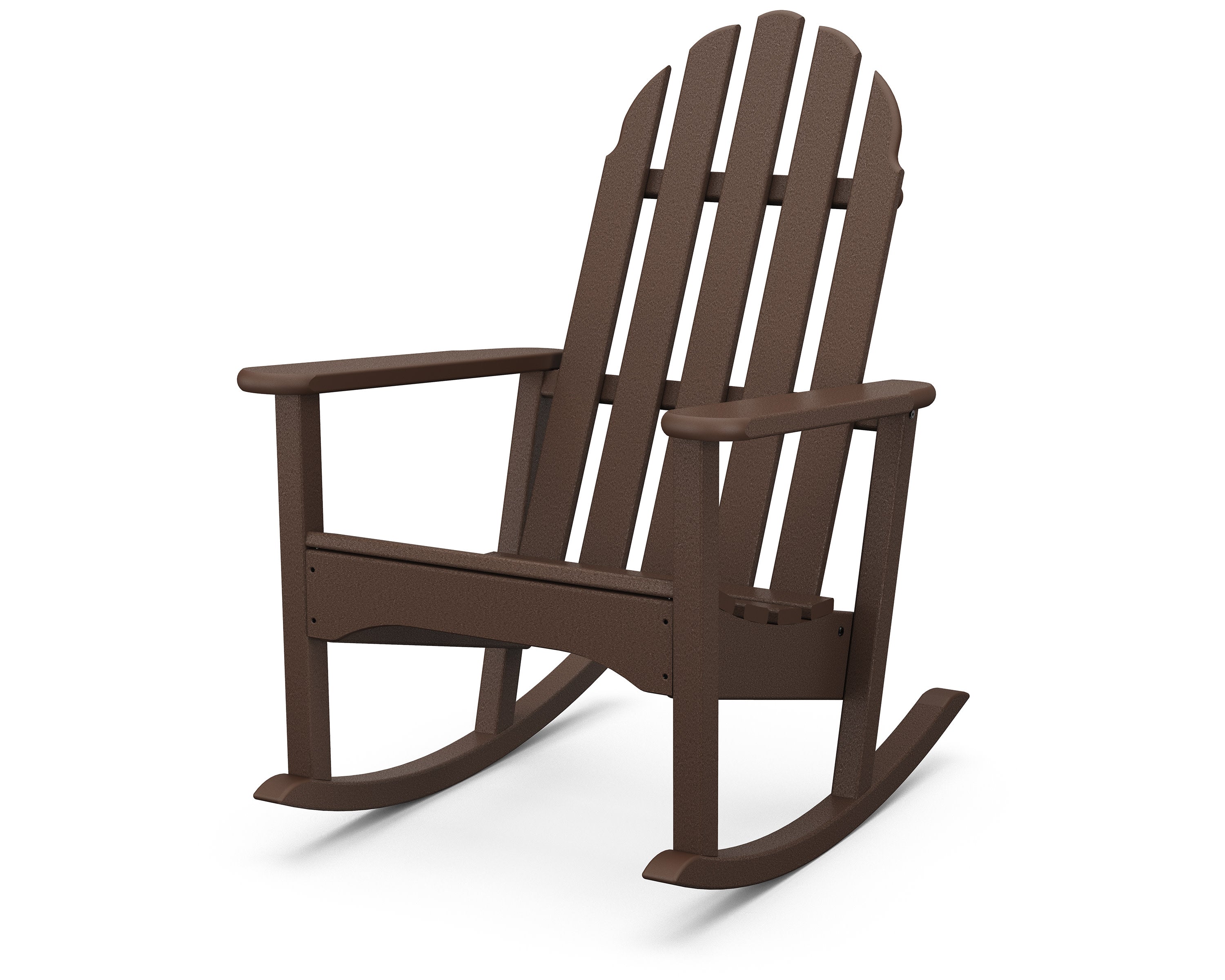 Classic Adirondack Rocking Chair in Mahogany