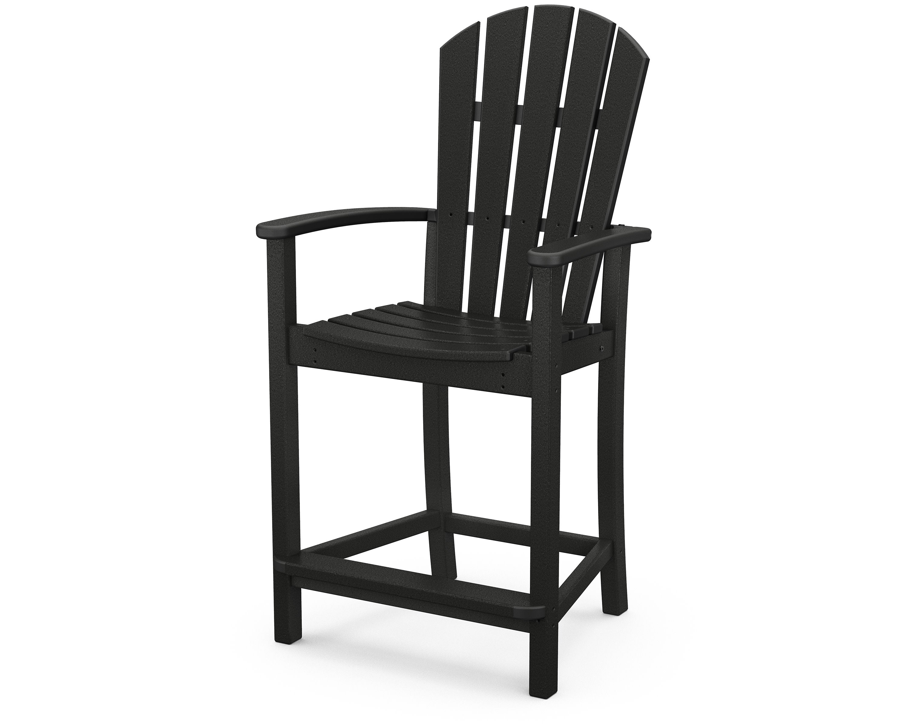 Palm Coast Counter Chair in Black